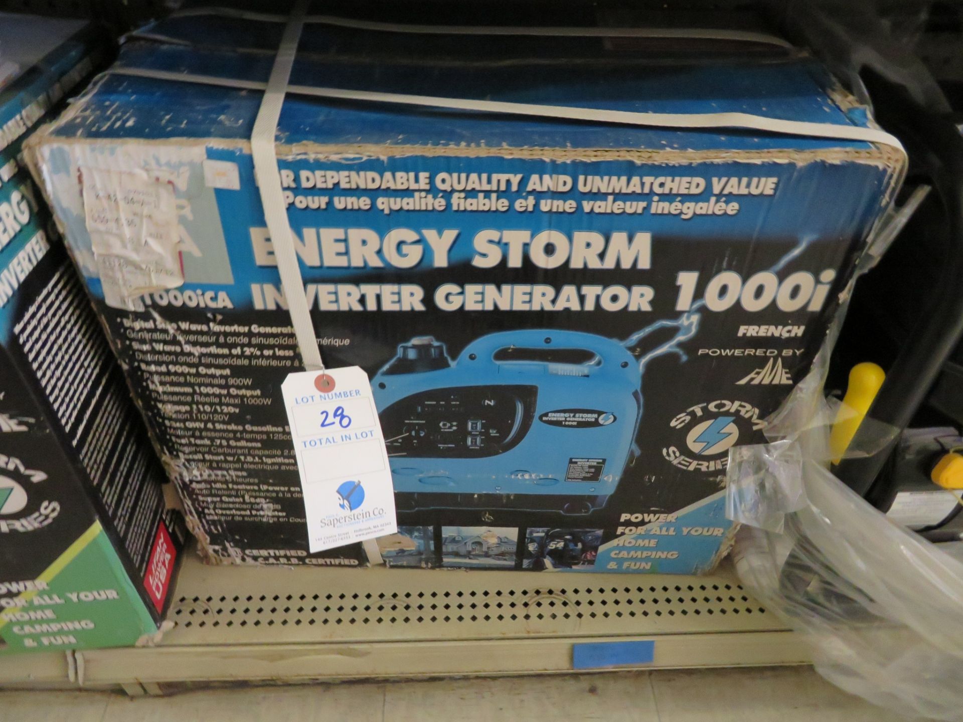 Energy Storm #1000i Inverter/Generator (NIB) (Retail: $460)