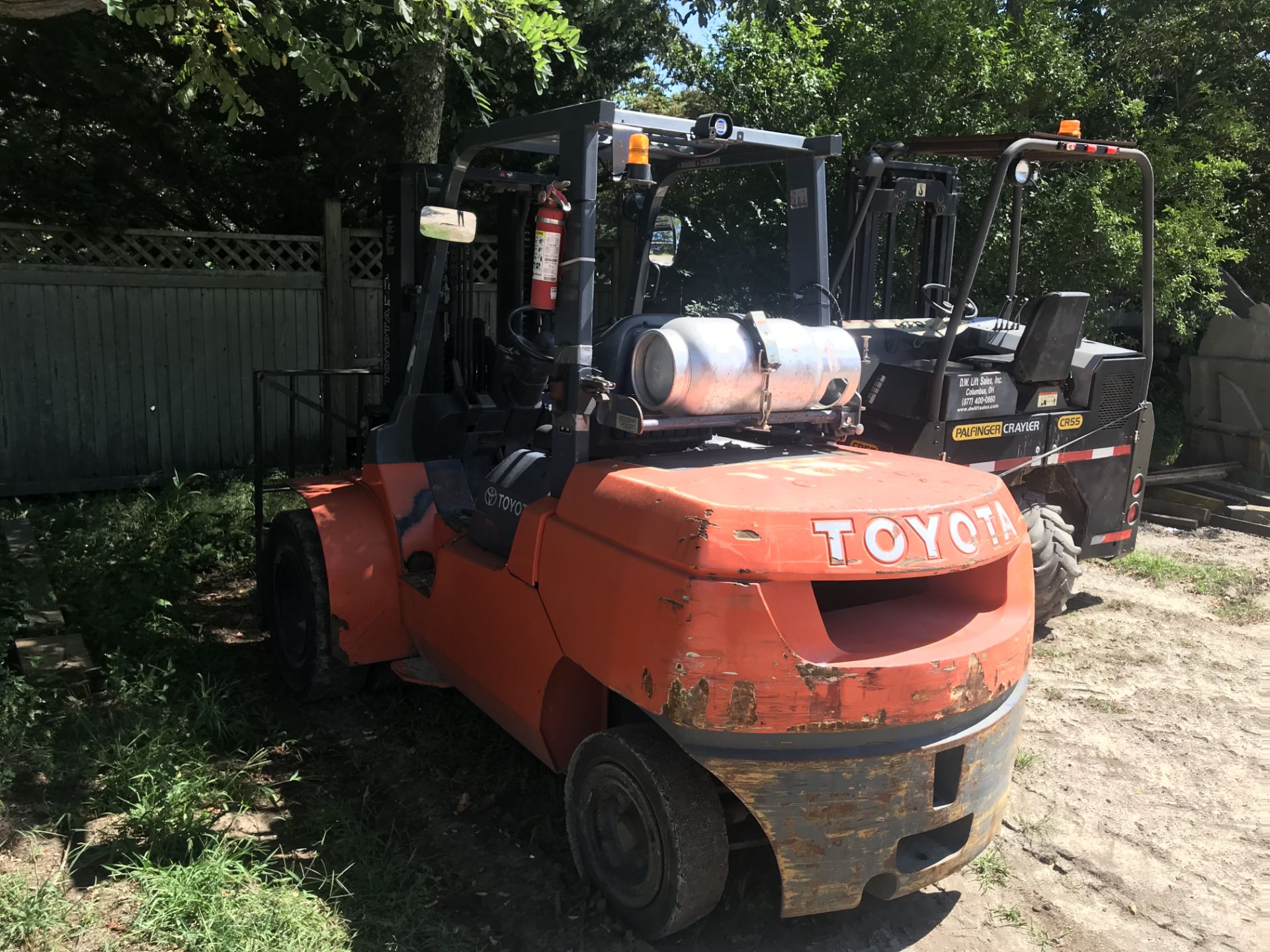 Toyota LP Forklift #7FGU45 10,000lb. Cap. w/Triple Mast, Dual Front Tires & Sideshift, Hrs: 4,172 ( - Image 5 of 8