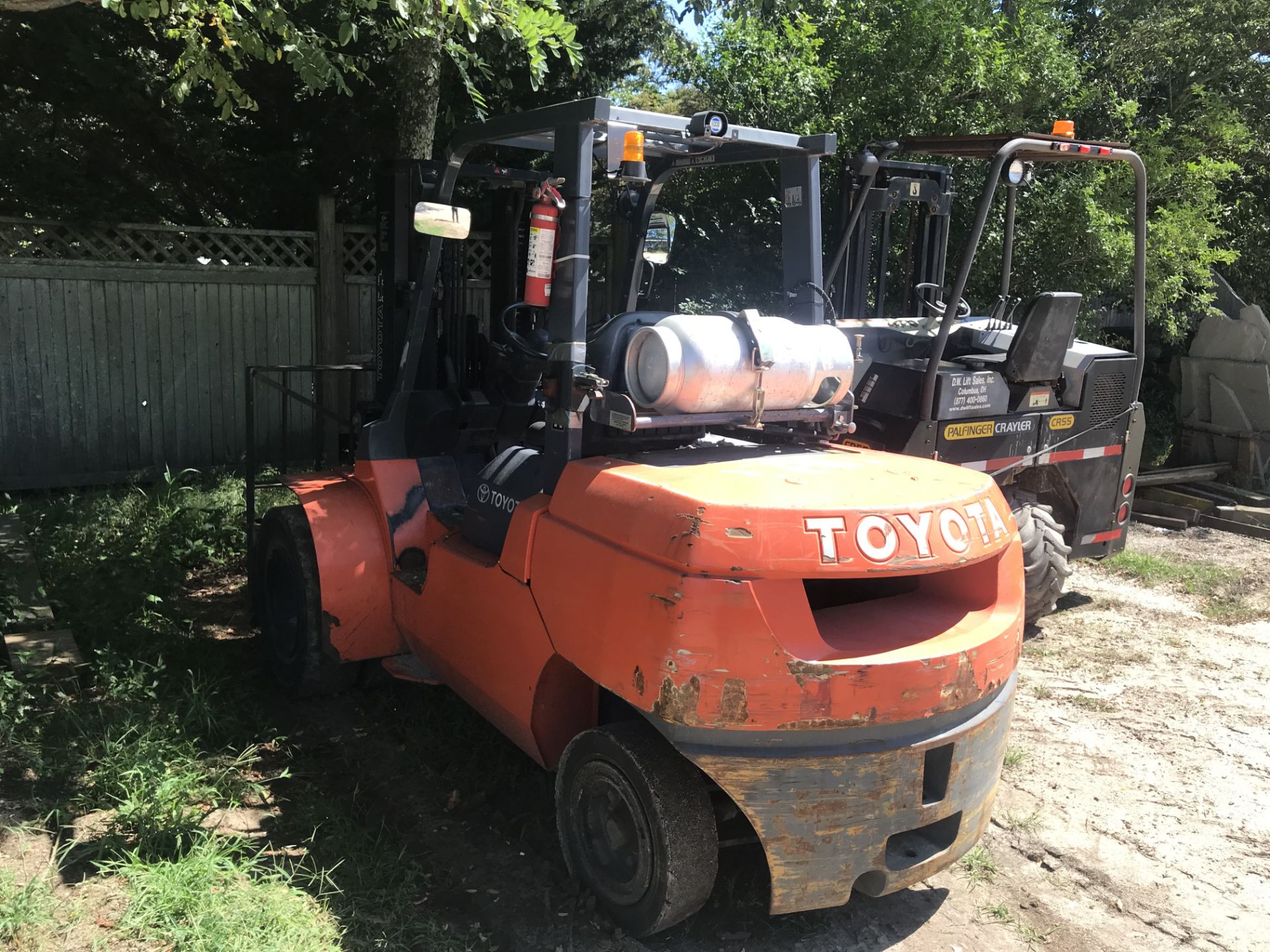 Toyota LP Forklift #7FGU45 10,000lb. Cap. w/Triple Mast, Dual Front Tires & Sideshift, Hrs: 4,172 ( - Image 4 of 8