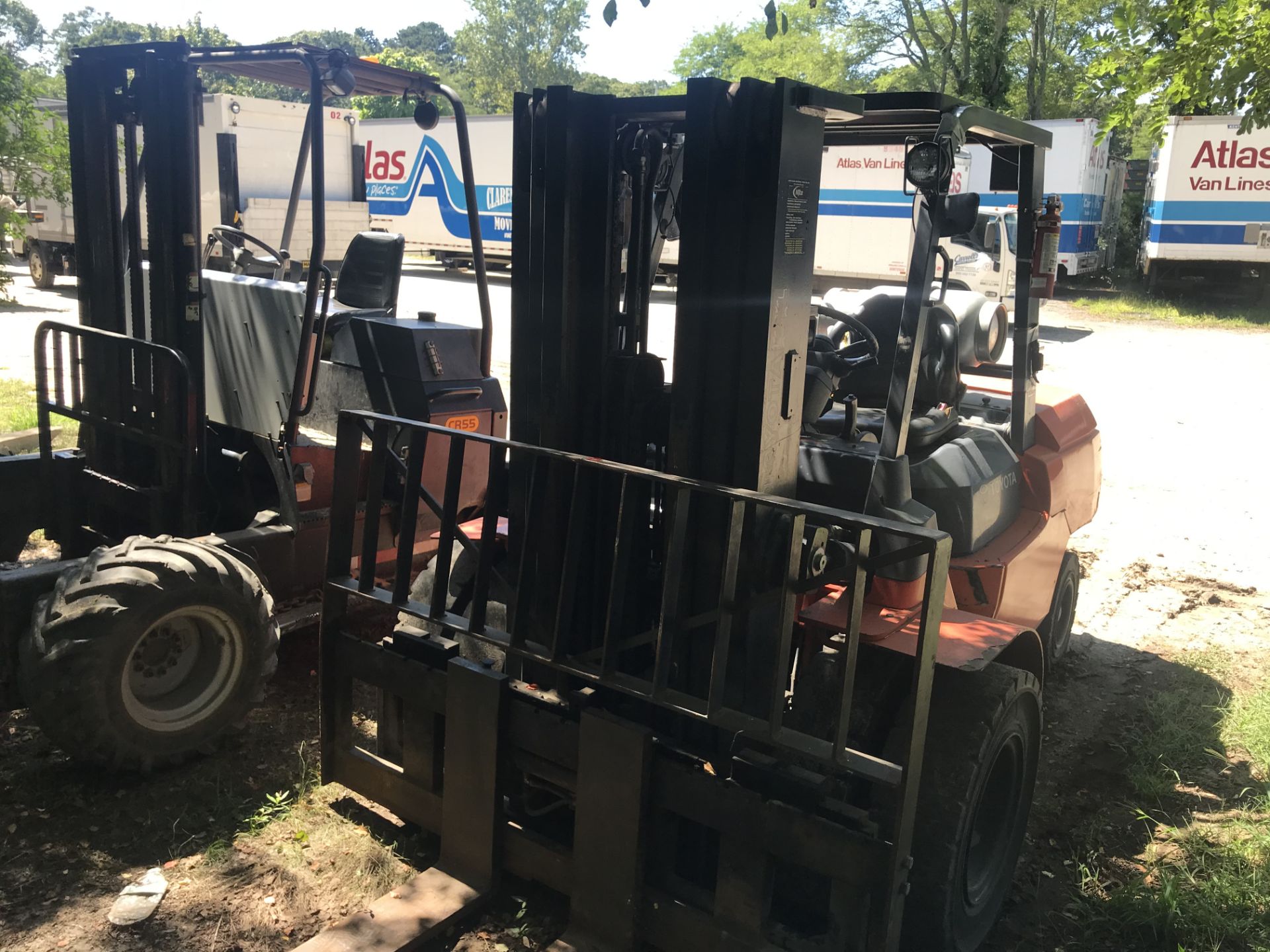 Toyota LP Forklift #7FGU45 10,000lb. Cap. w/Triple Mast, Dual Front Tires & Sideshift, Hrs: 4,172 ( - Image 7 of 8