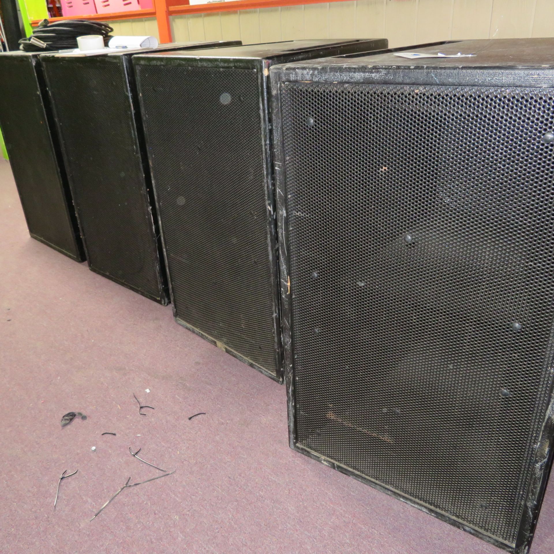 (4) 2 EAW #BH852 HORN LOADED SUBWOOFERS, 2 EAW #KF852E LOUDSPEAKERS 1500MIN - Image 2 of 2