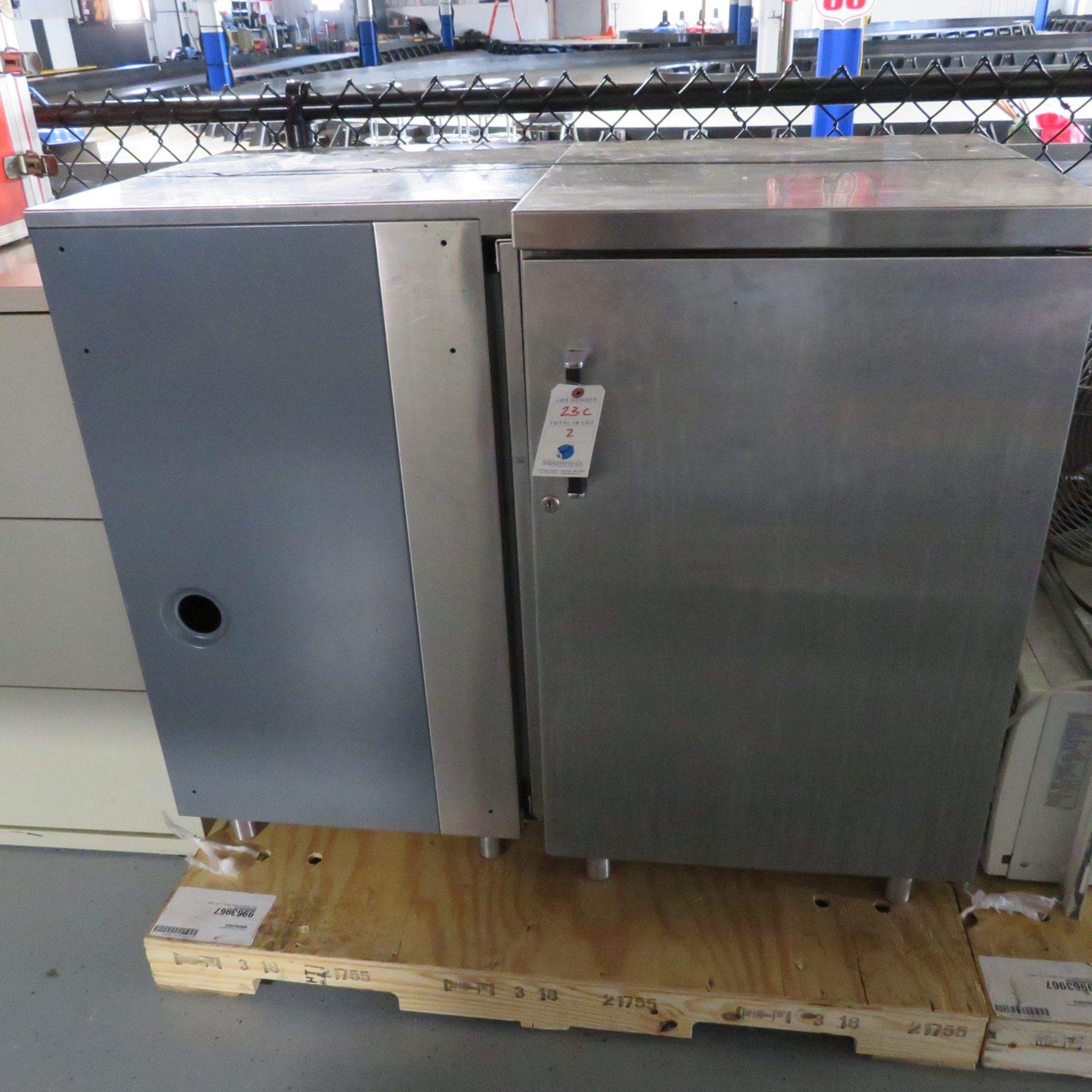 (2) STAINLESS STEEL UNDERCOUNTER REFRIGERATOR