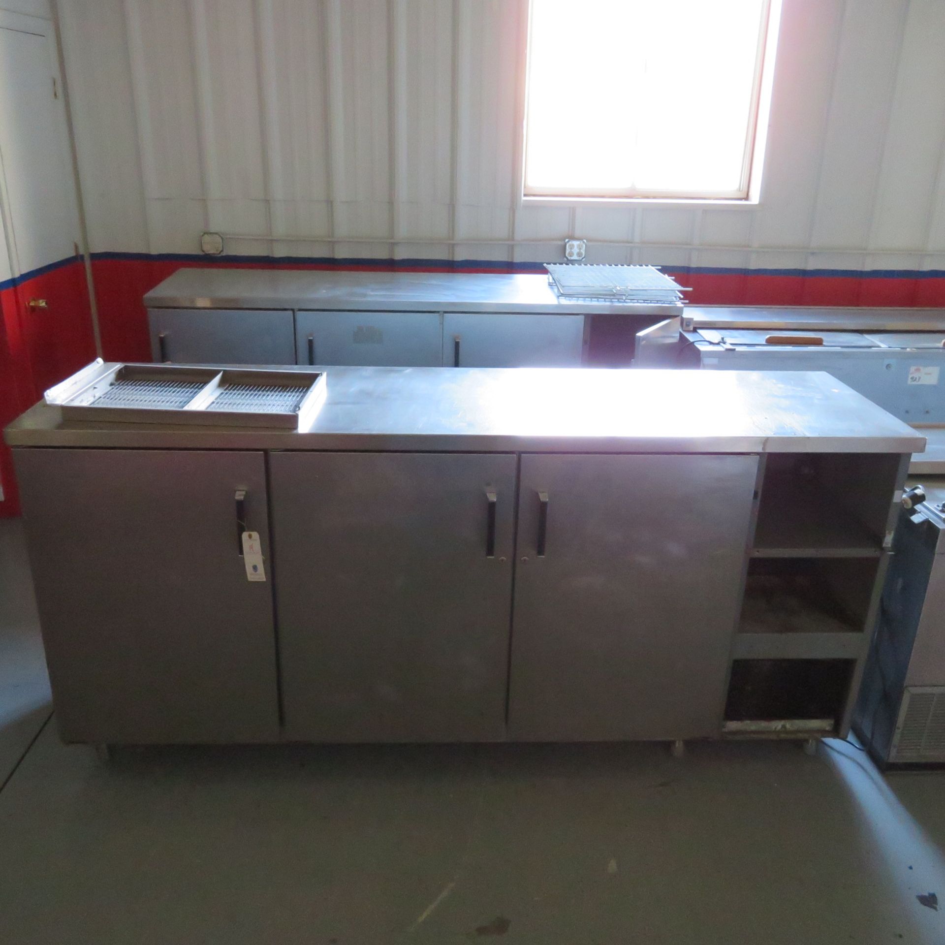 Perlik 88" SS SC 3 Door Ref. Base Unit