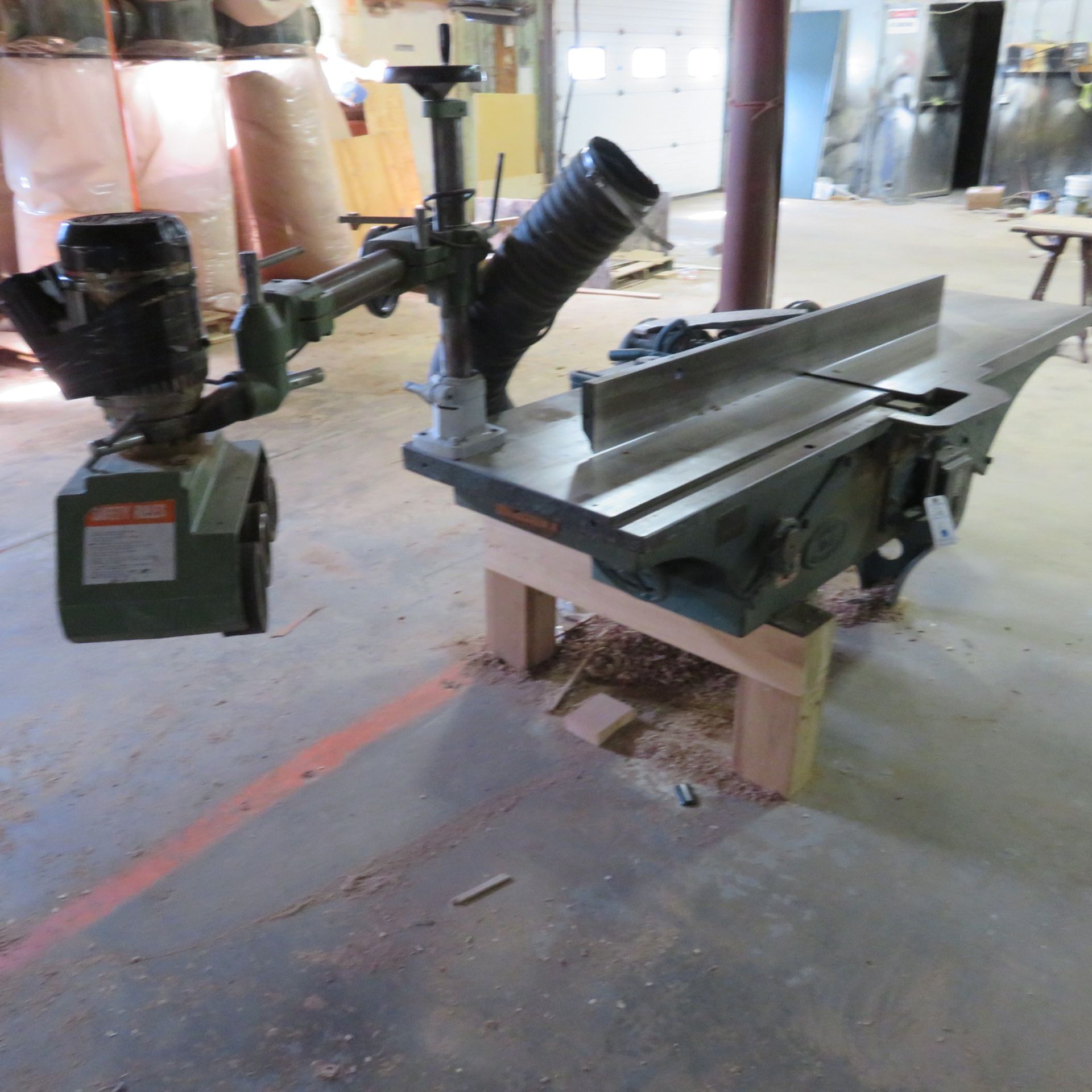 Yates American #1 R26 18" Blade, 7' Bed Jointer, 3HP, 3 Phase with Steff 2034 Power Feed - Image 2 of 3