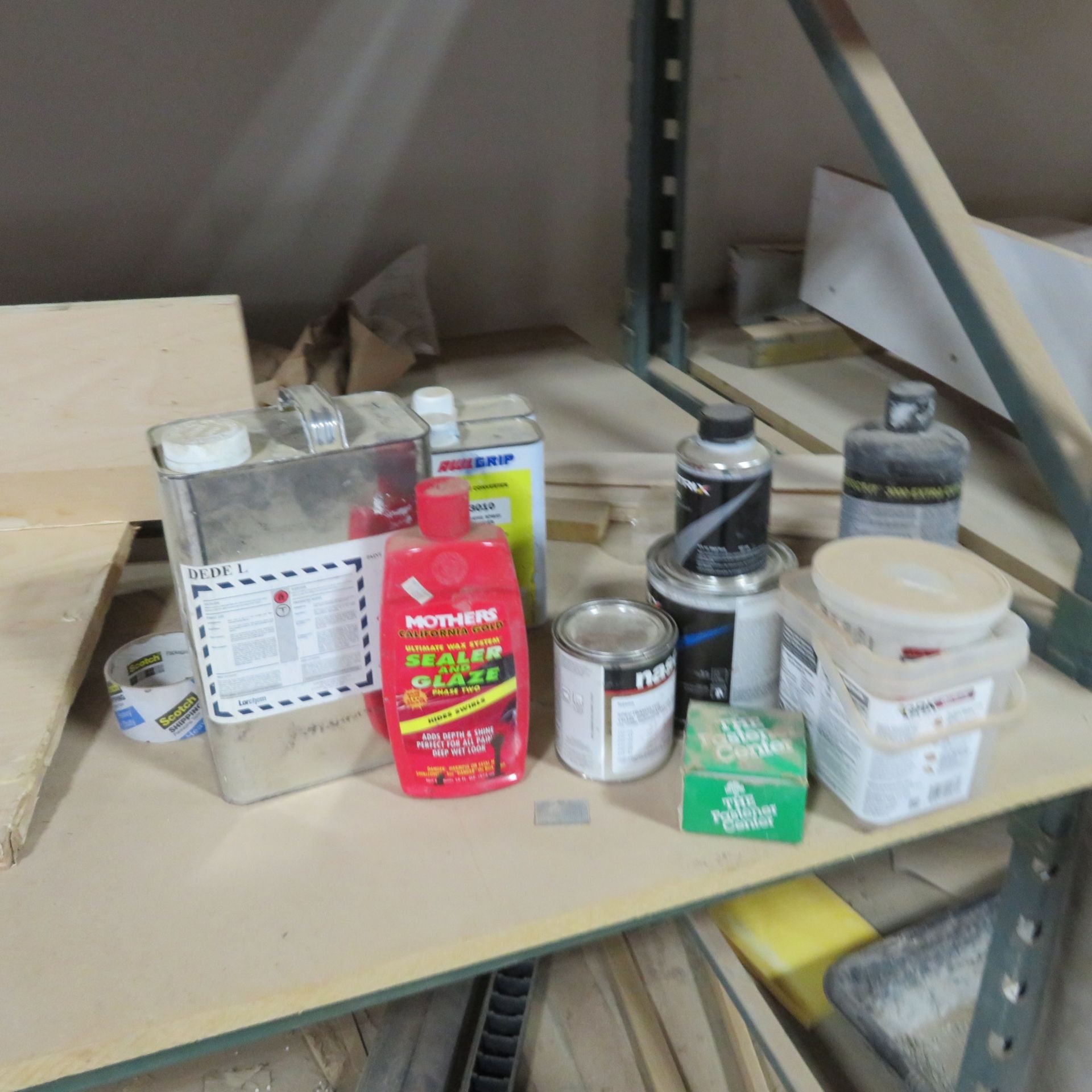 {LOT} Balance of Paints, Solvents, Stain, ETC throughout building (Take what you want, leave what - Image 5 of 6
