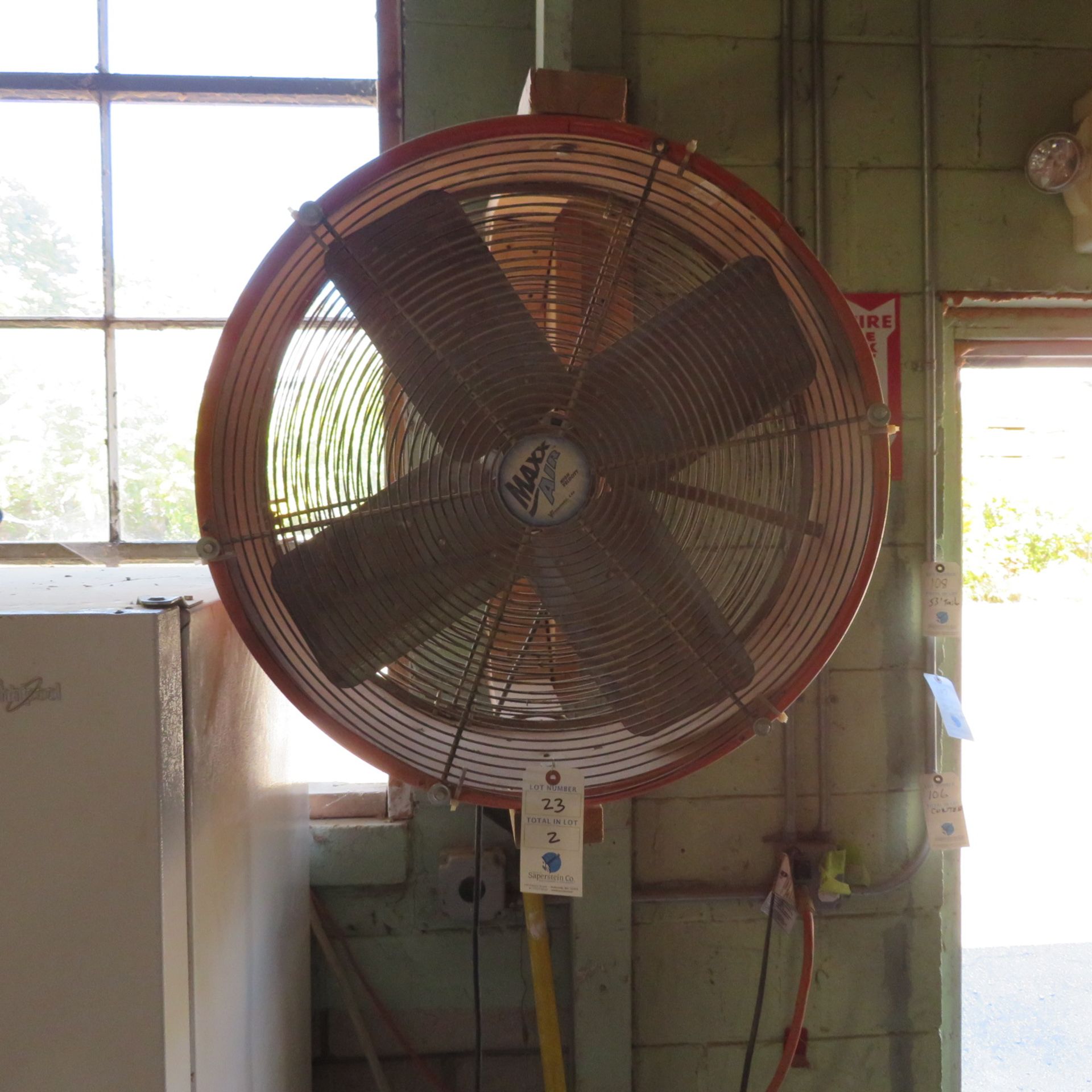 (2) MAXX Air Fans