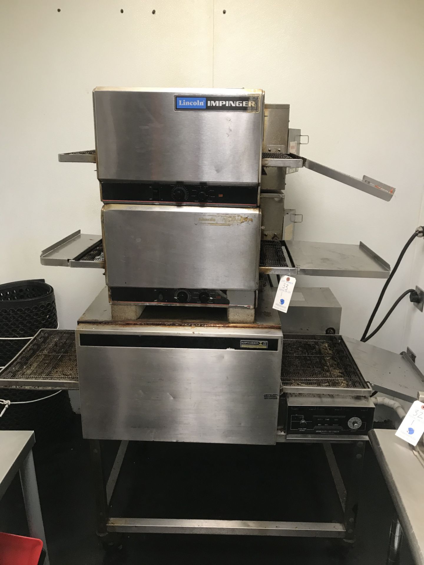 Lincoln Impinger #1132 3 Stack Conveyor Oven w/ WearEver Digital Controls (See Pic of Plate for more