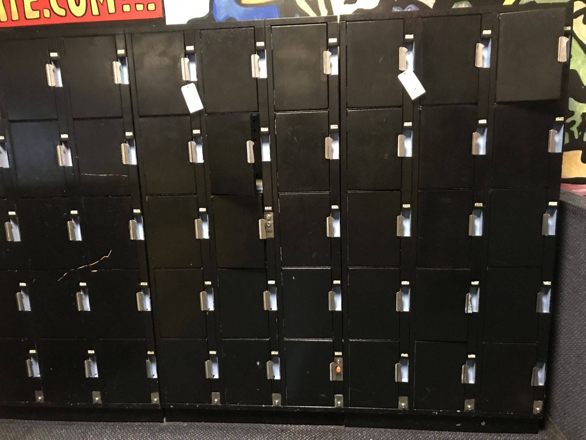 (90) Individual Locking Cubbies w/No Locks