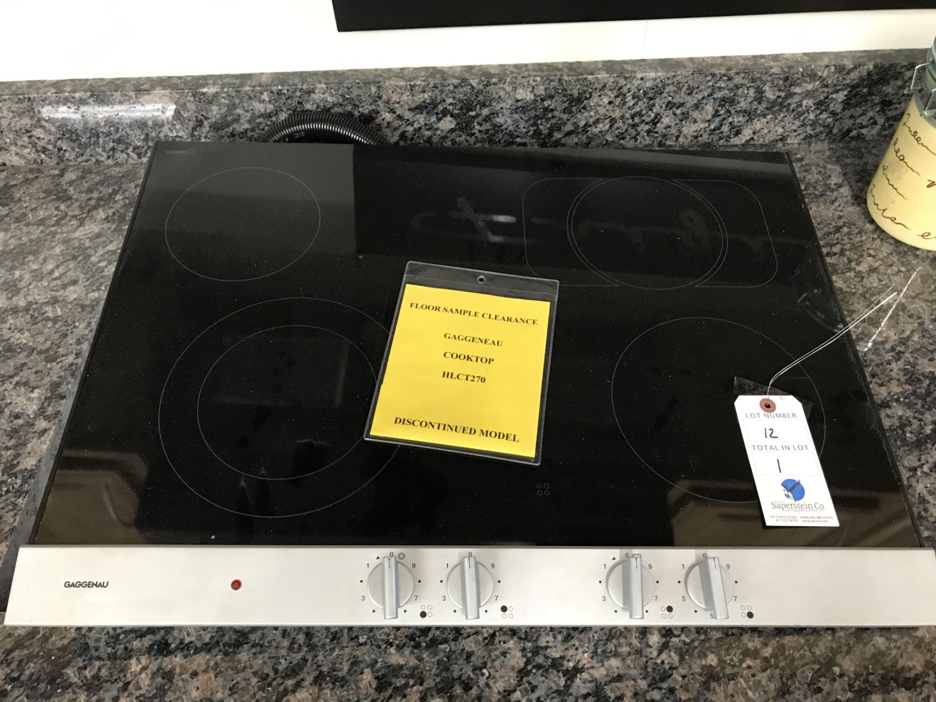Gaggenau #HLCT270 4 Burner Electric Cook Top (Discontinued) 27.5"W x 20.25"D