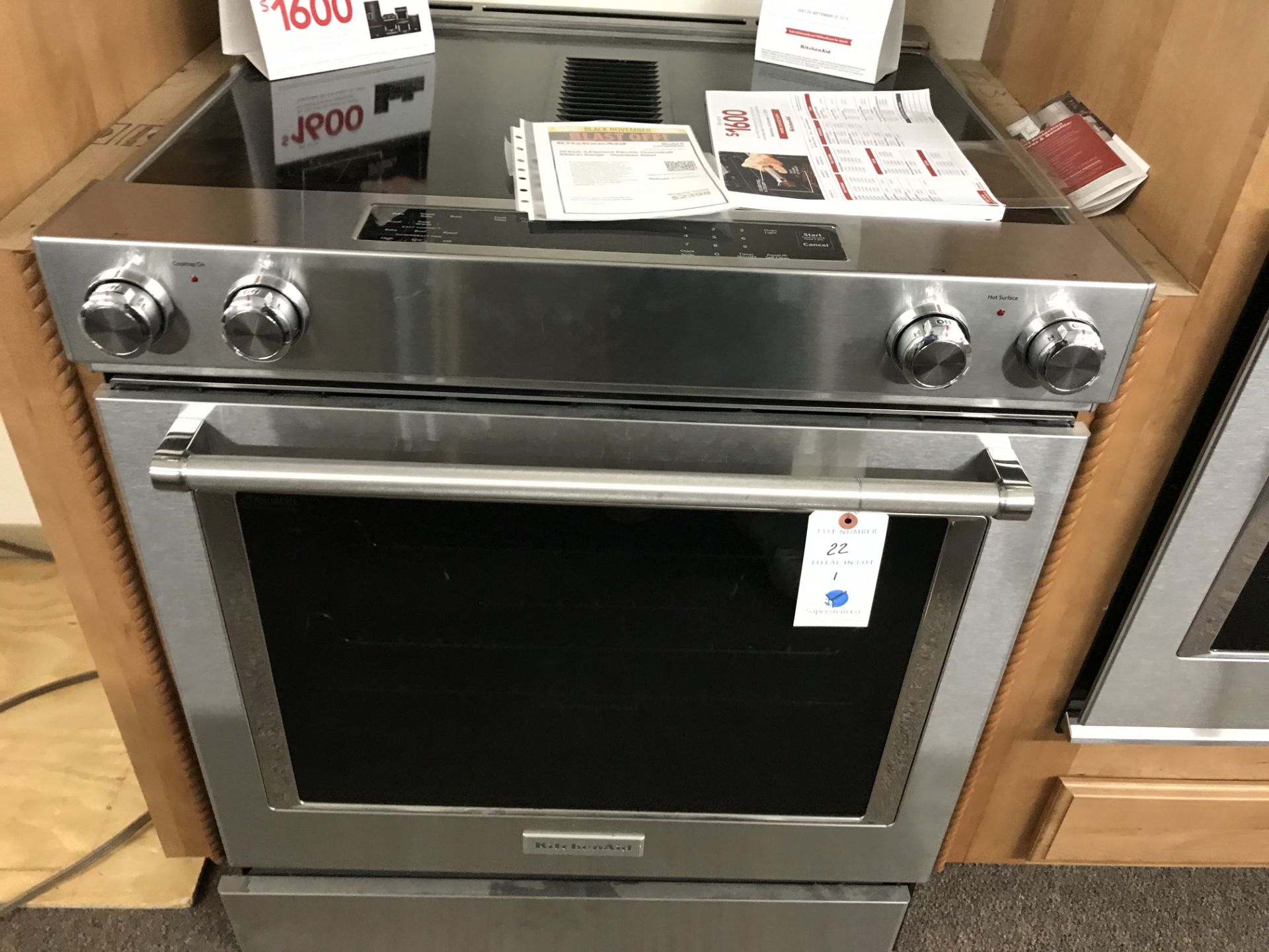 KitchenAid SS Single Oven Electric Range 4 Elements #KSEG950ESS 29.88"W x 28.88"D x 36"H (Retail