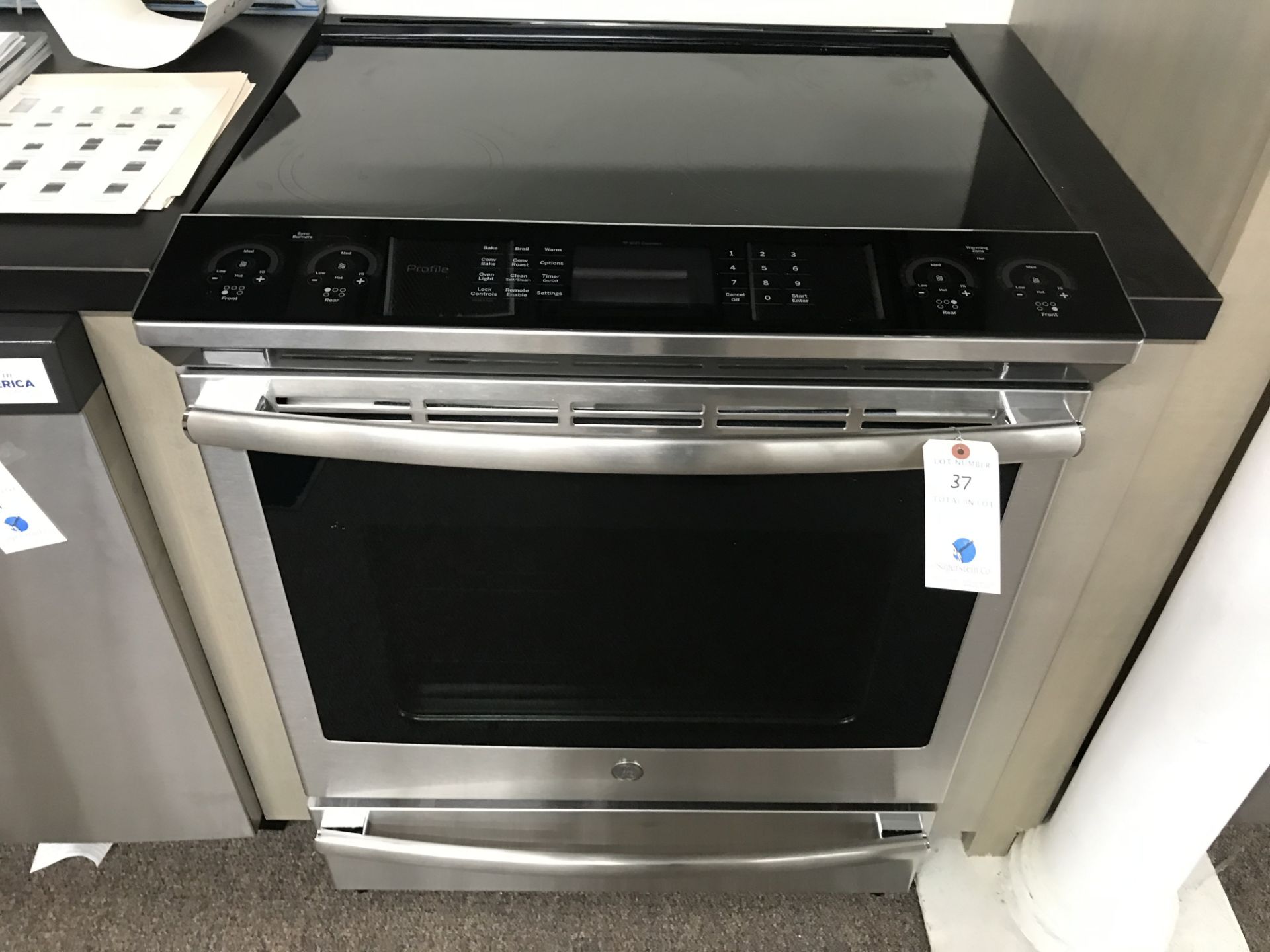 GE Profile SS 5 Element Single Oven Range Electric