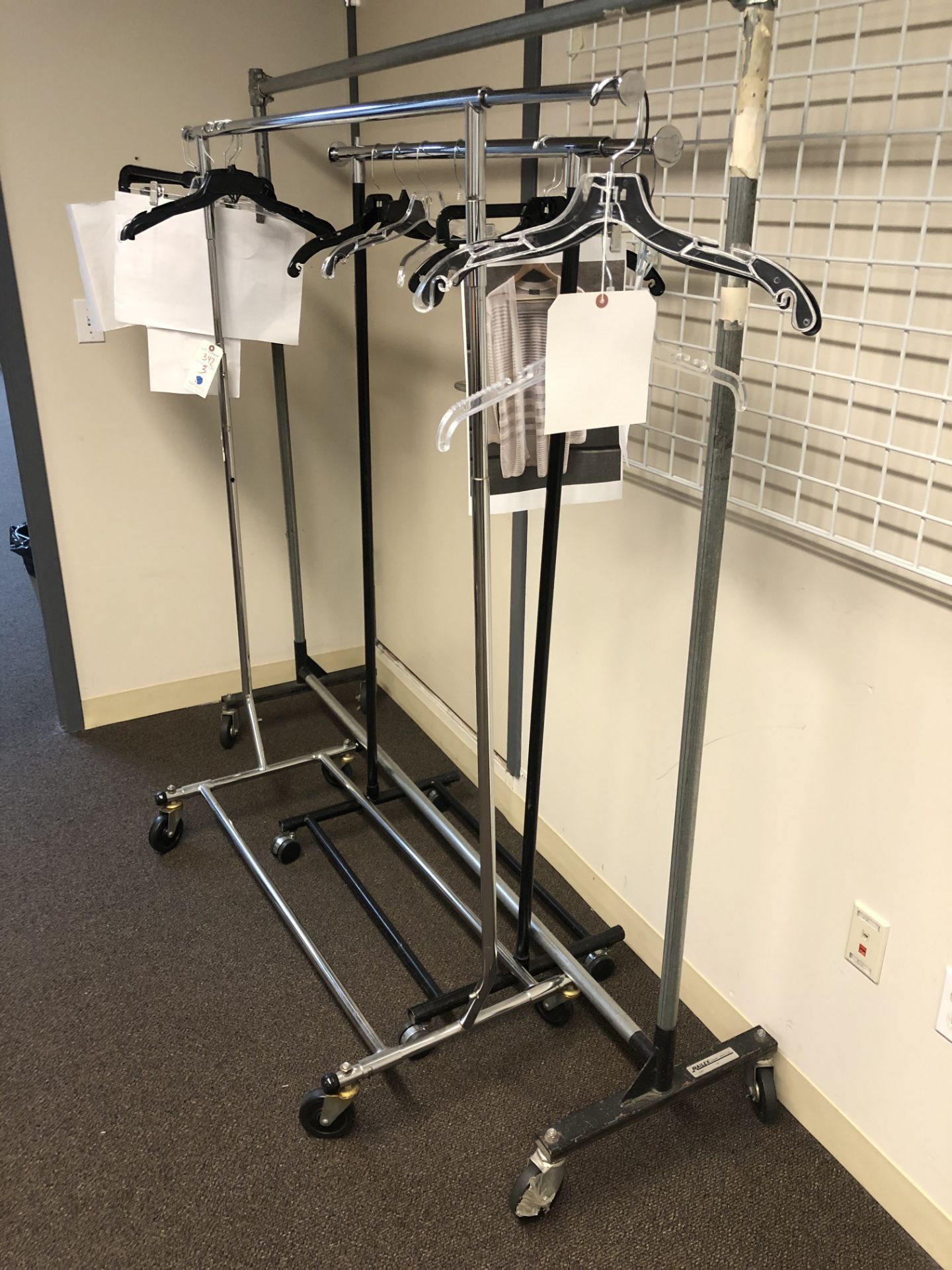 (3) Asst. Port. Clothing Racks