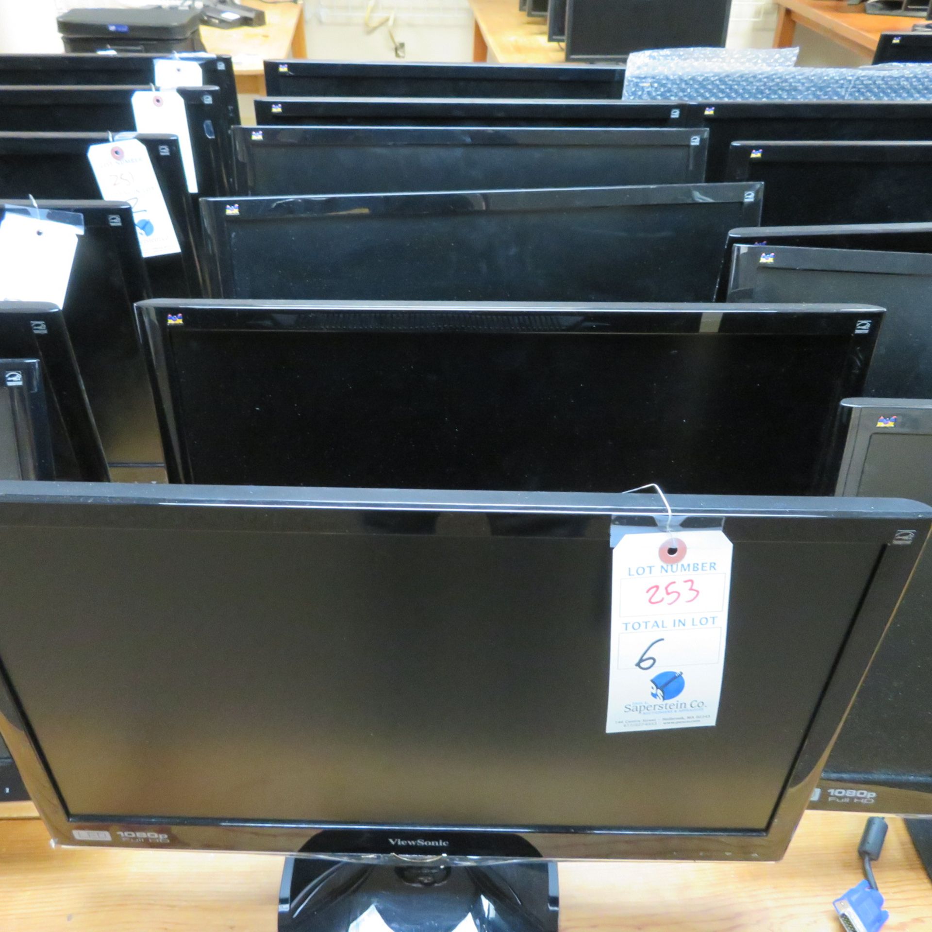 (6) Viewsonic #VX2250WM-LED 22" LED Monitors