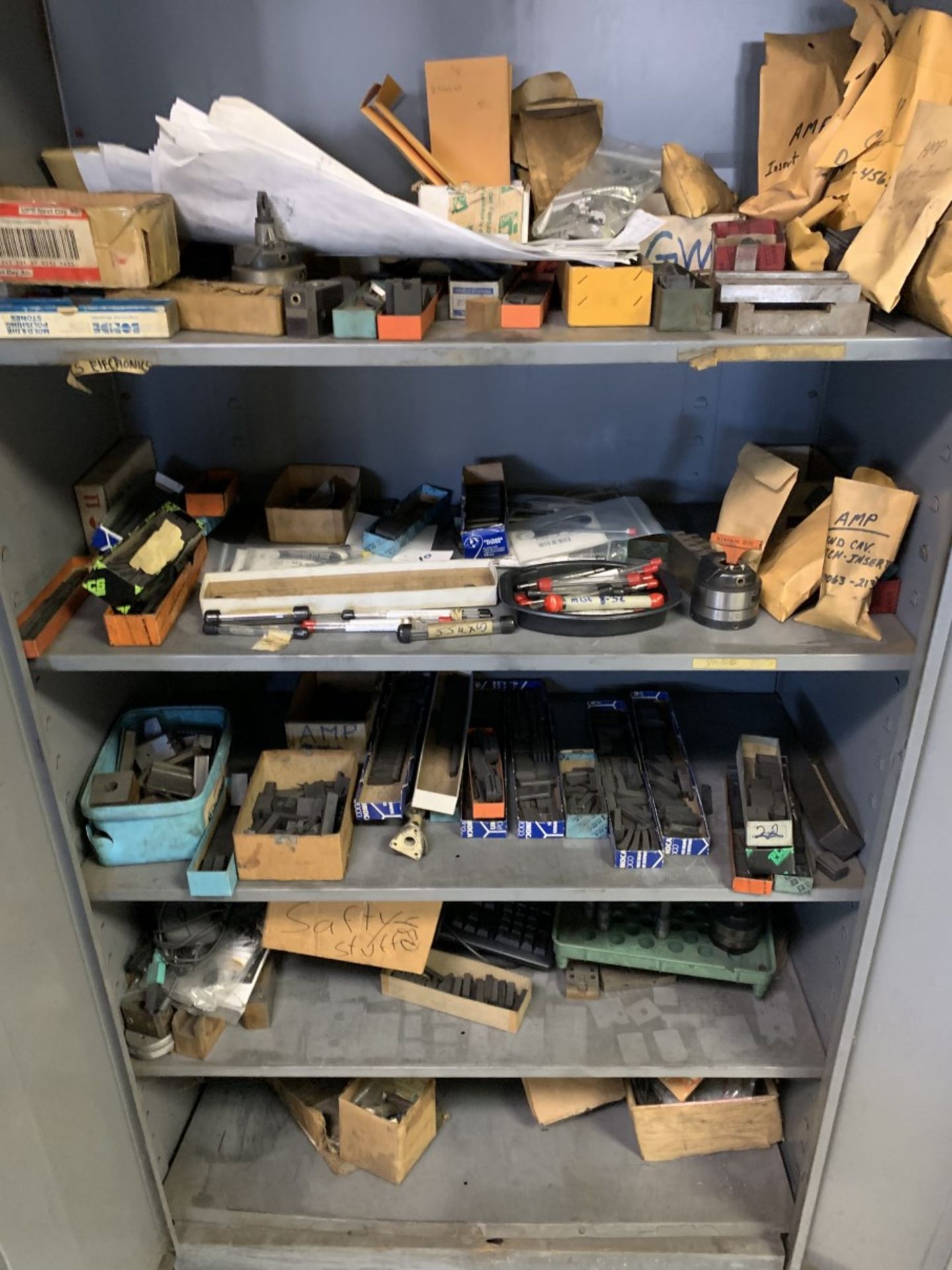 Shop Cabinet w/ Assorted Carbon (Located at: Goudie Tool & Engineering ) - Image 2 of 2