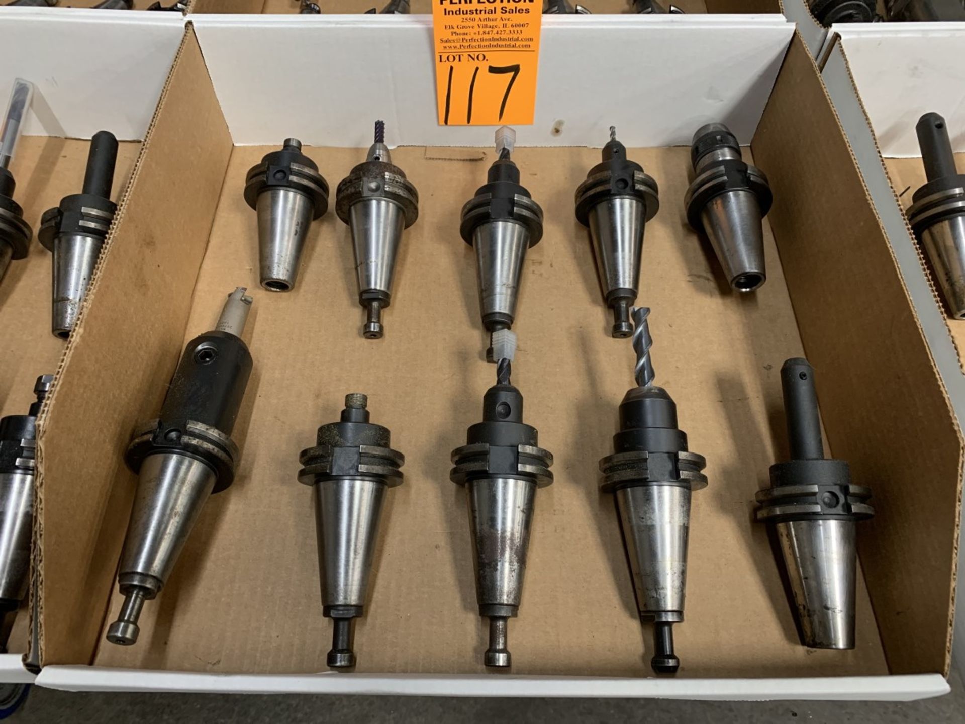Lot of (10) CAT 40 Tool Holders (Located at: R & D Components)