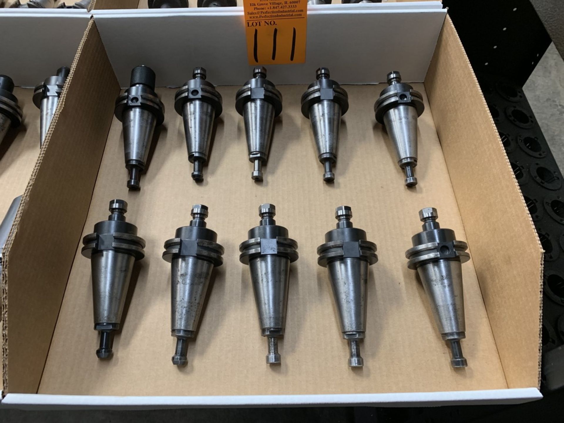 Lot of (10) CAT 40 Tool Holders (Located at: R & D Components)