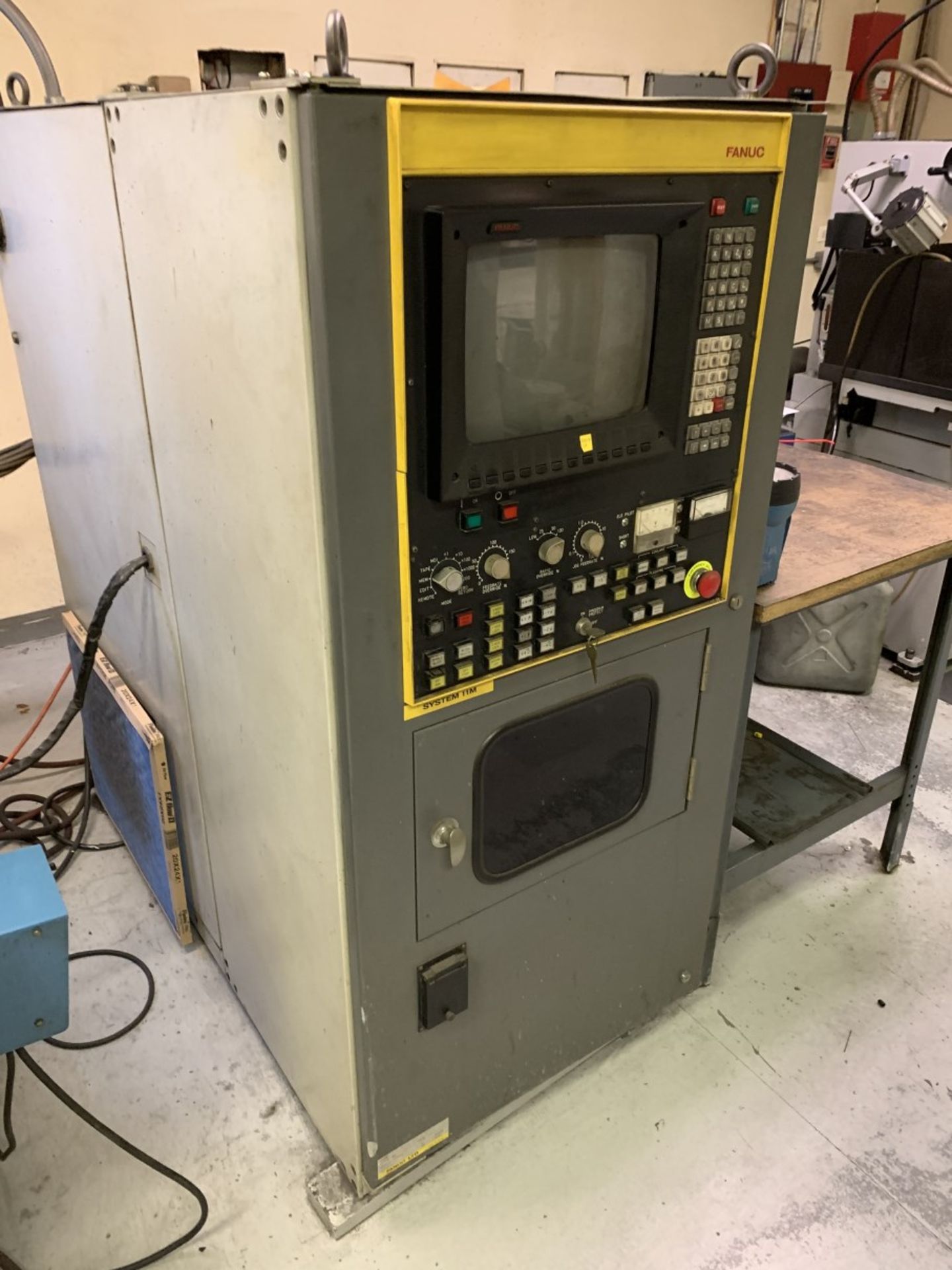 ELOX/FANUC TAPE SINK MODEL A EDM, s/n S-6A0024, Fanuc System 11M CNC Control, 19.75” x 11.75” Table, - Image 4 of 7