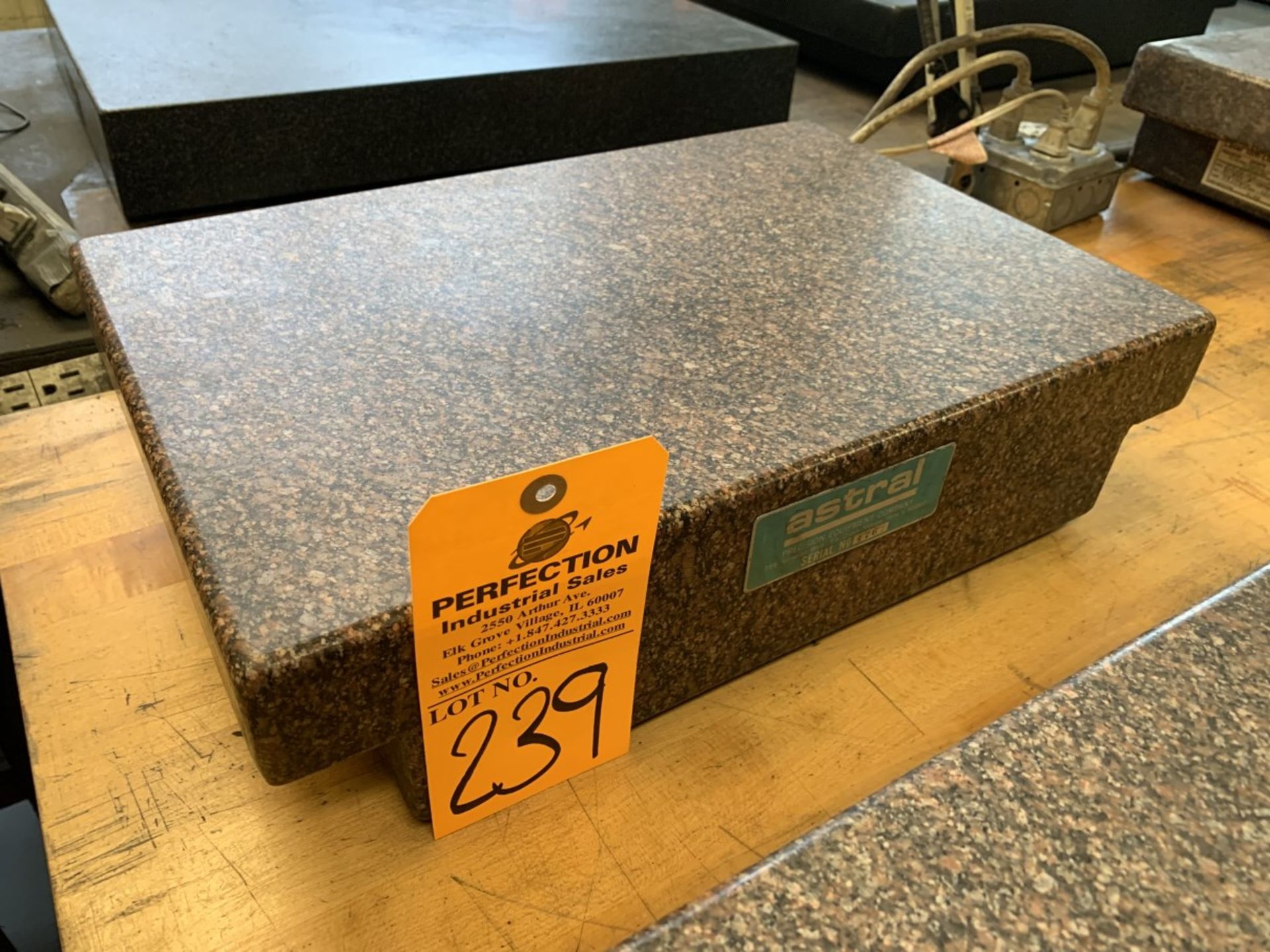Astral Granite Surface Plate, 12" x 18" x 4" (Located at: Goudie Tool & Engineering )