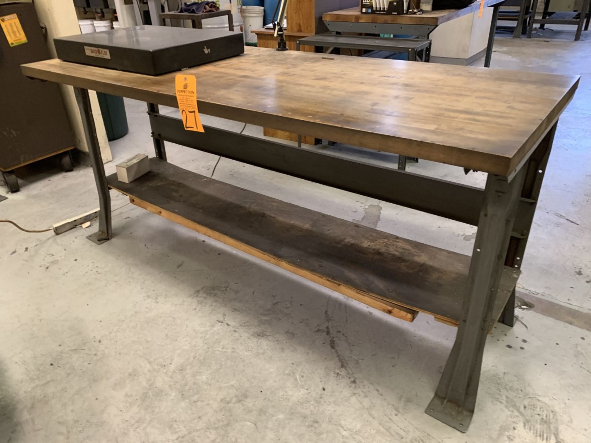 30" x 72" Wood Top Work Bench (Located at: Goudie Tool & Engineering )