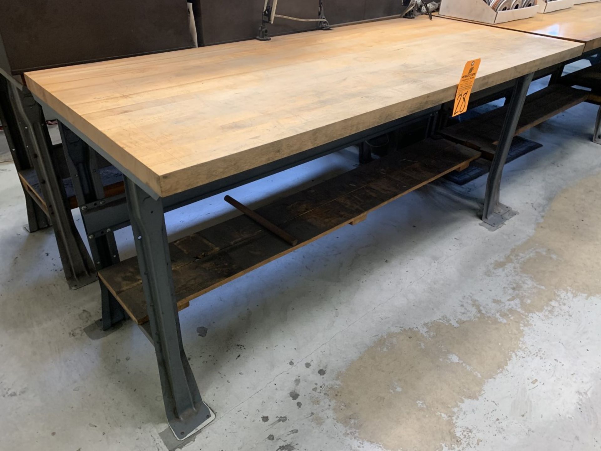 30" x 72" Wood Top Work Bench (Located at: Goudie Tool & Engineering )