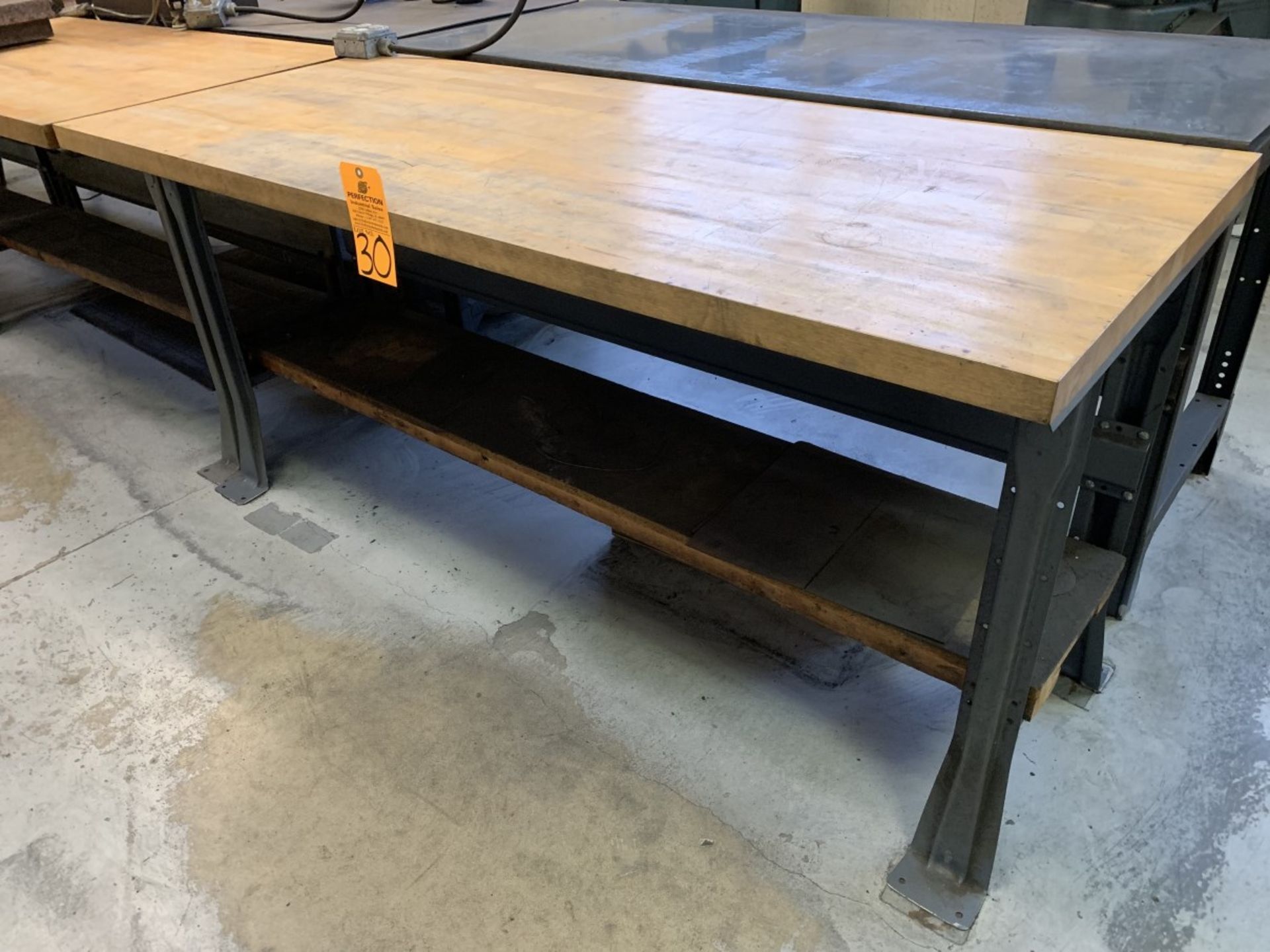 30" x 72" Wood Top Work Bench (Located at: Goudie Tool & Engineering )