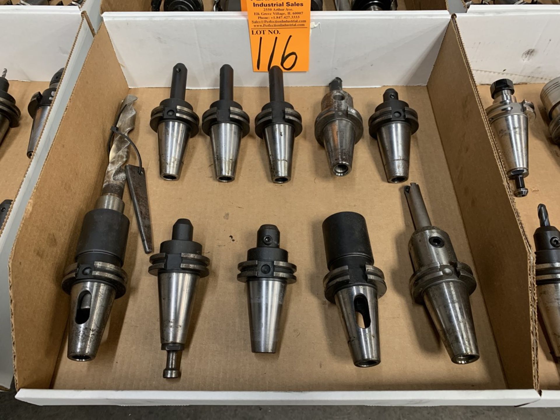 Lot of (10) CAT 40 Tool Holders (Located at: R & D Components)