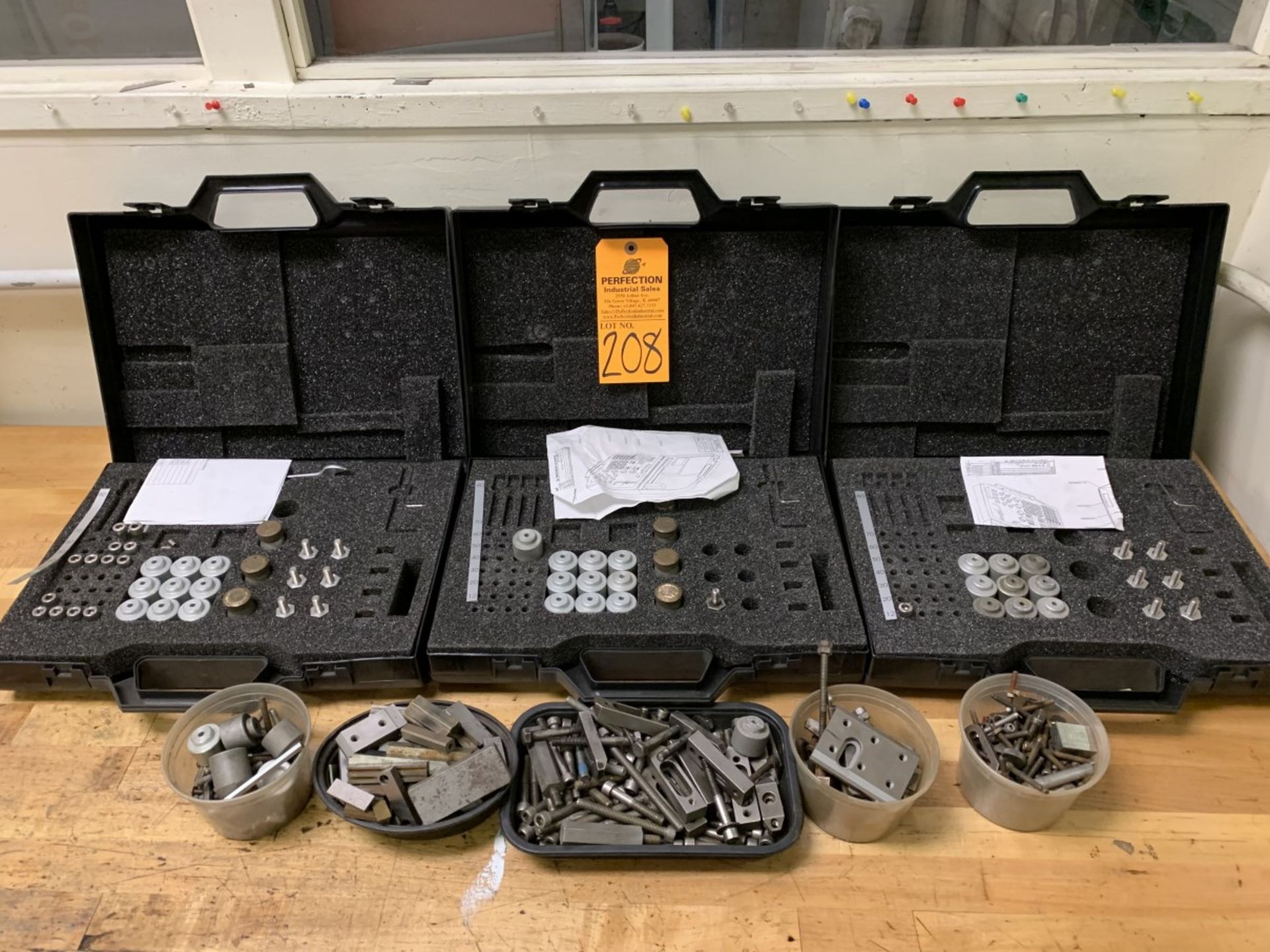 Charmilles box of Hardware (3) (Located at: Goudie Tool & Engineering )
