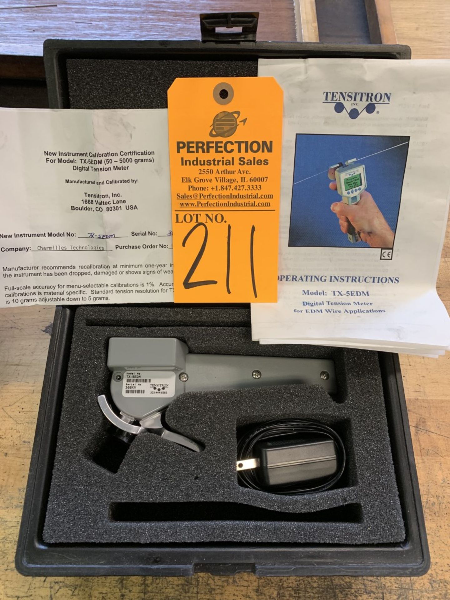 Tensitron TX-5EDM Digital Tension Meter (Located at: Goudie Tool & Engineering )