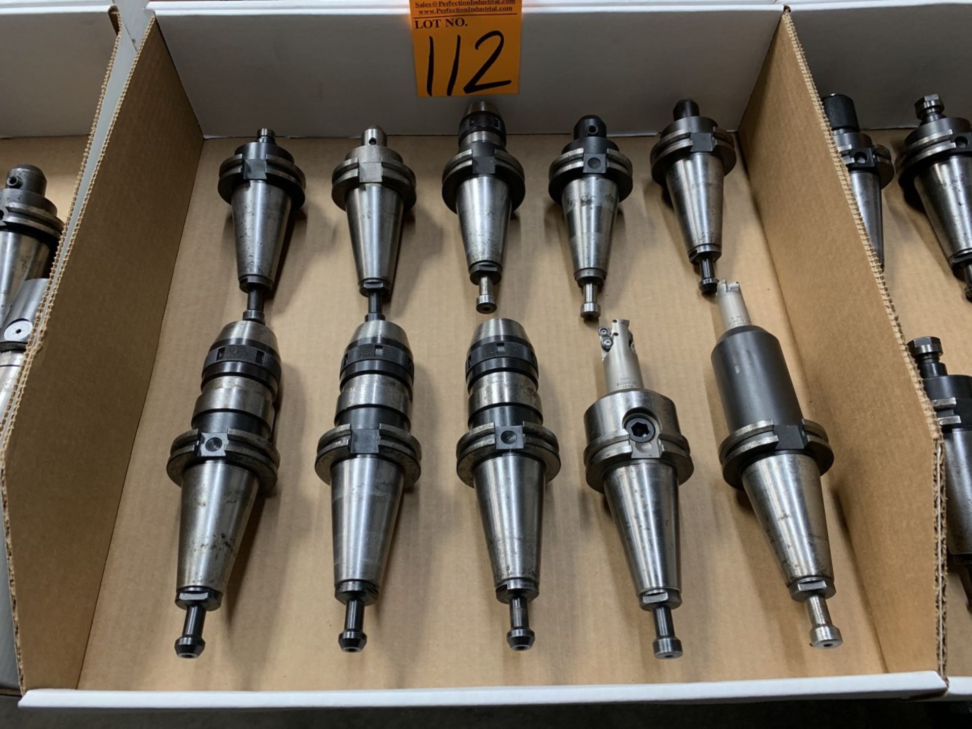 Lot of (10) CAT 40 Tool Holders (Located at: R & D Components)