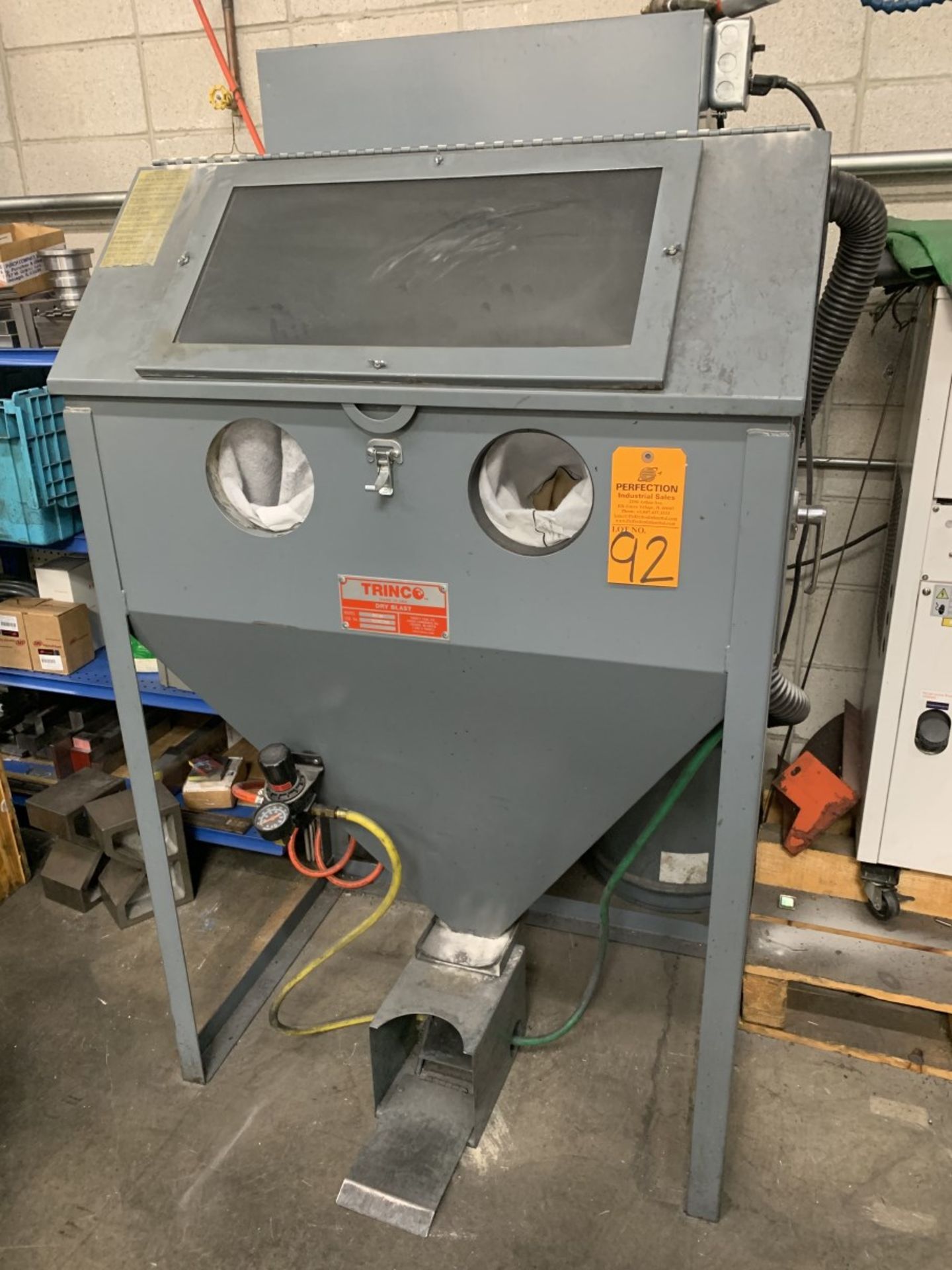 TRINCO 36/BP Dry Blast Cabinet, s/n 62367-5 (Located at: R & D Components)