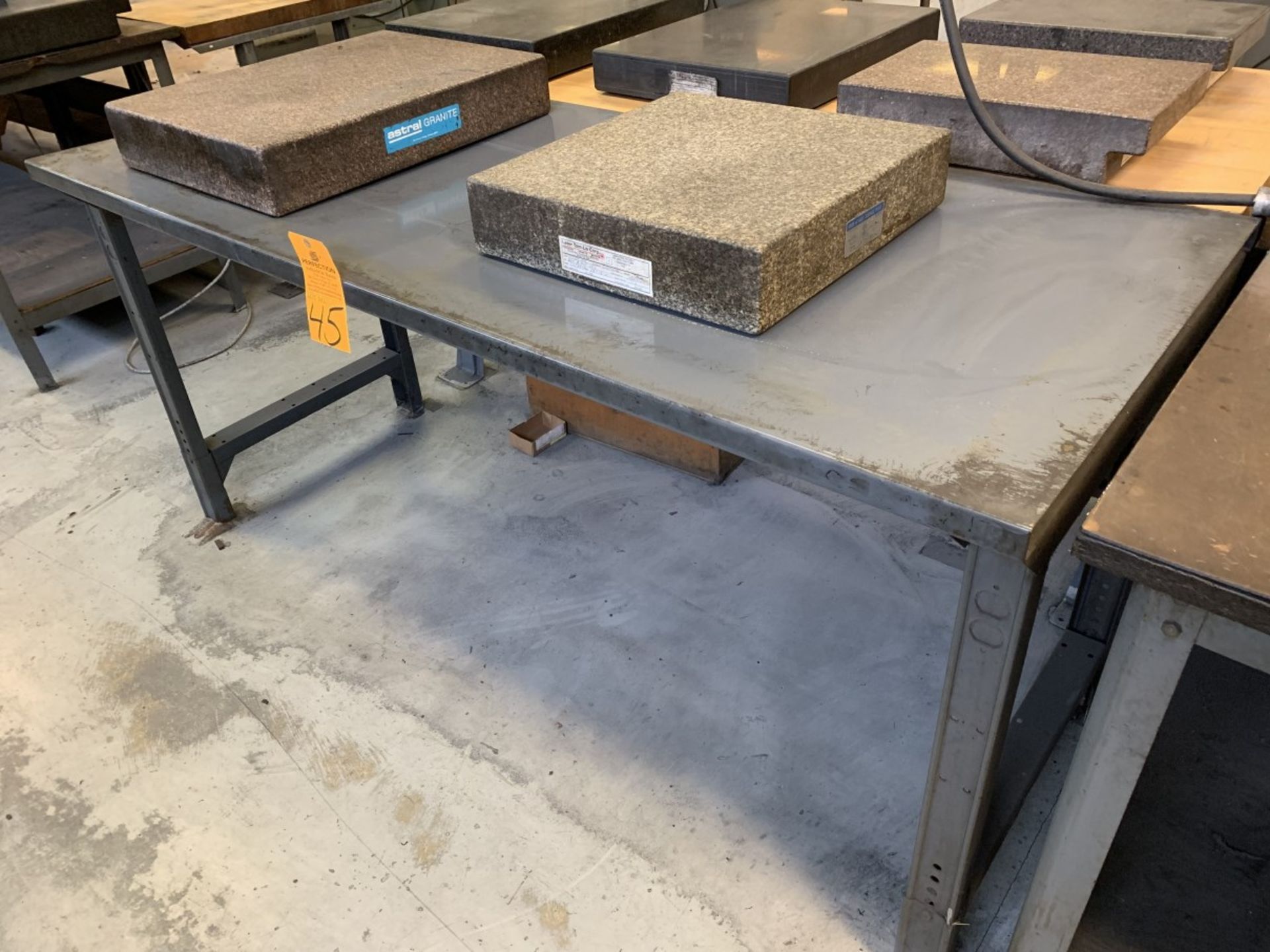 30" x 72" Wood top Work Bench (Located at: Goudie Tool & Engineering )