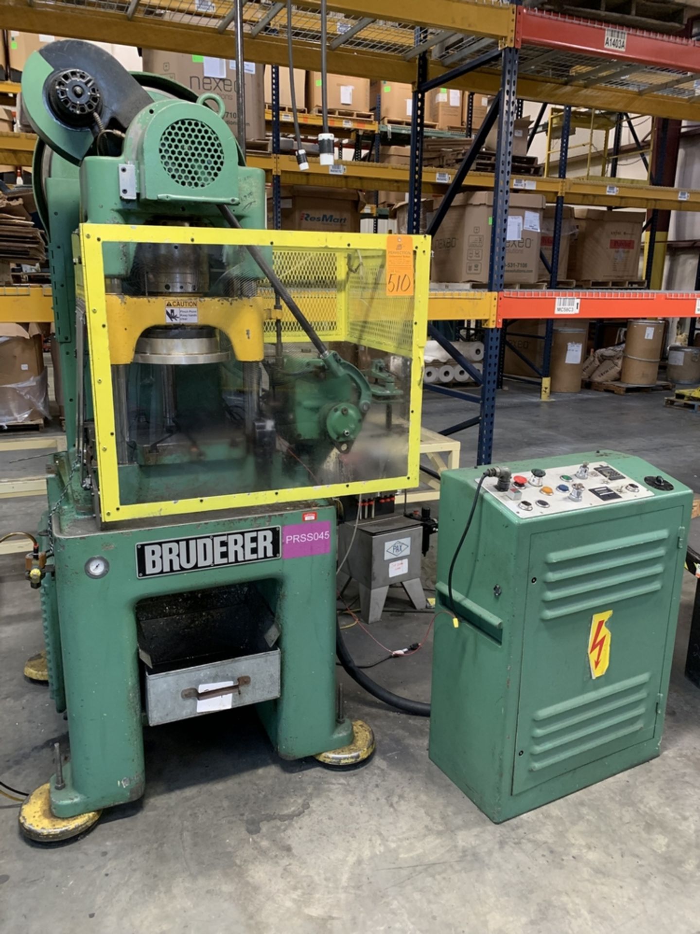 BRUDERER 30T 3 Post Hi-Speed Press, s/n PR55045, w/ Built-In Feed BLDG #1