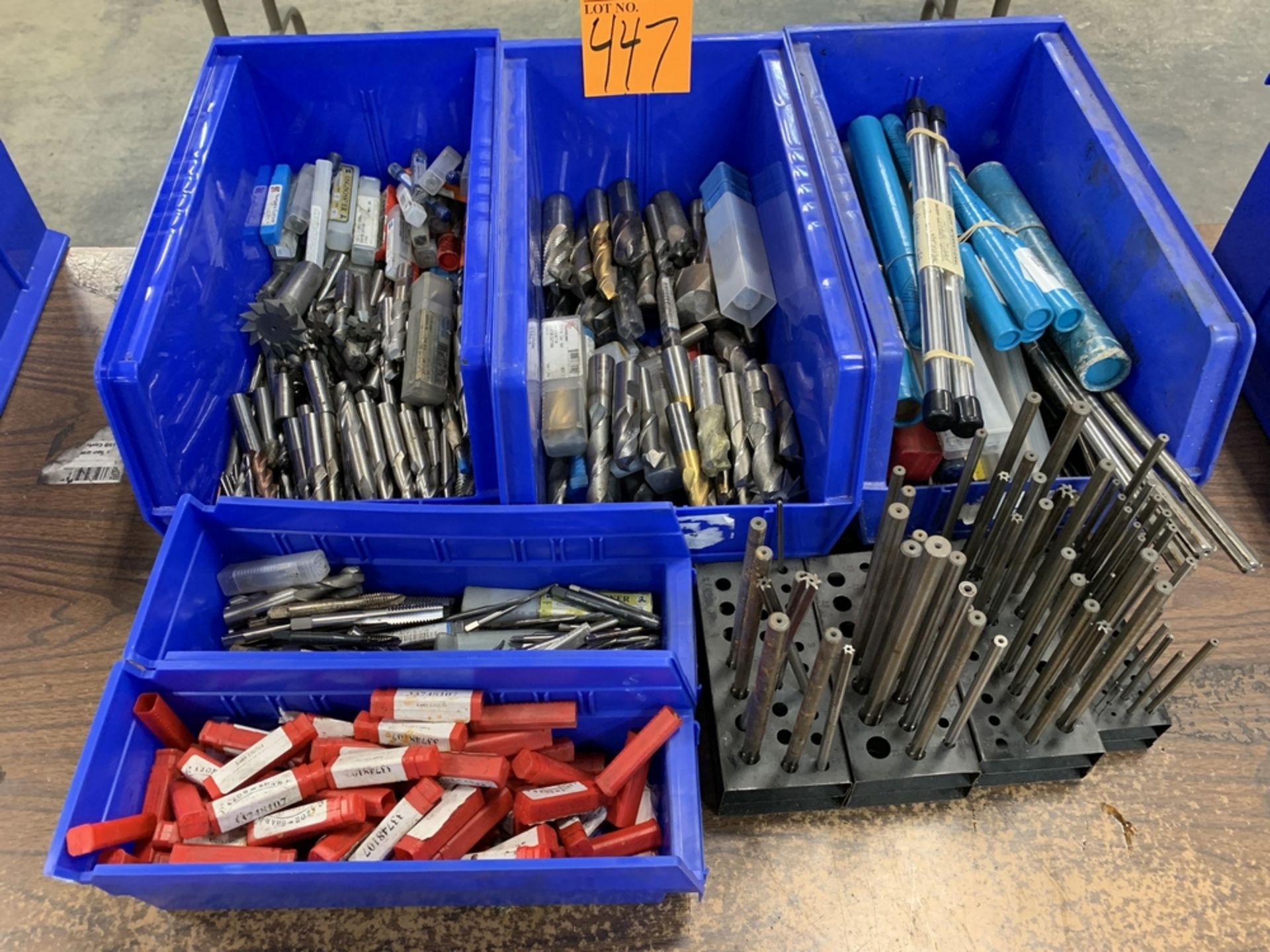 Lot of End Mills, Reamers and Taps BLDG #18