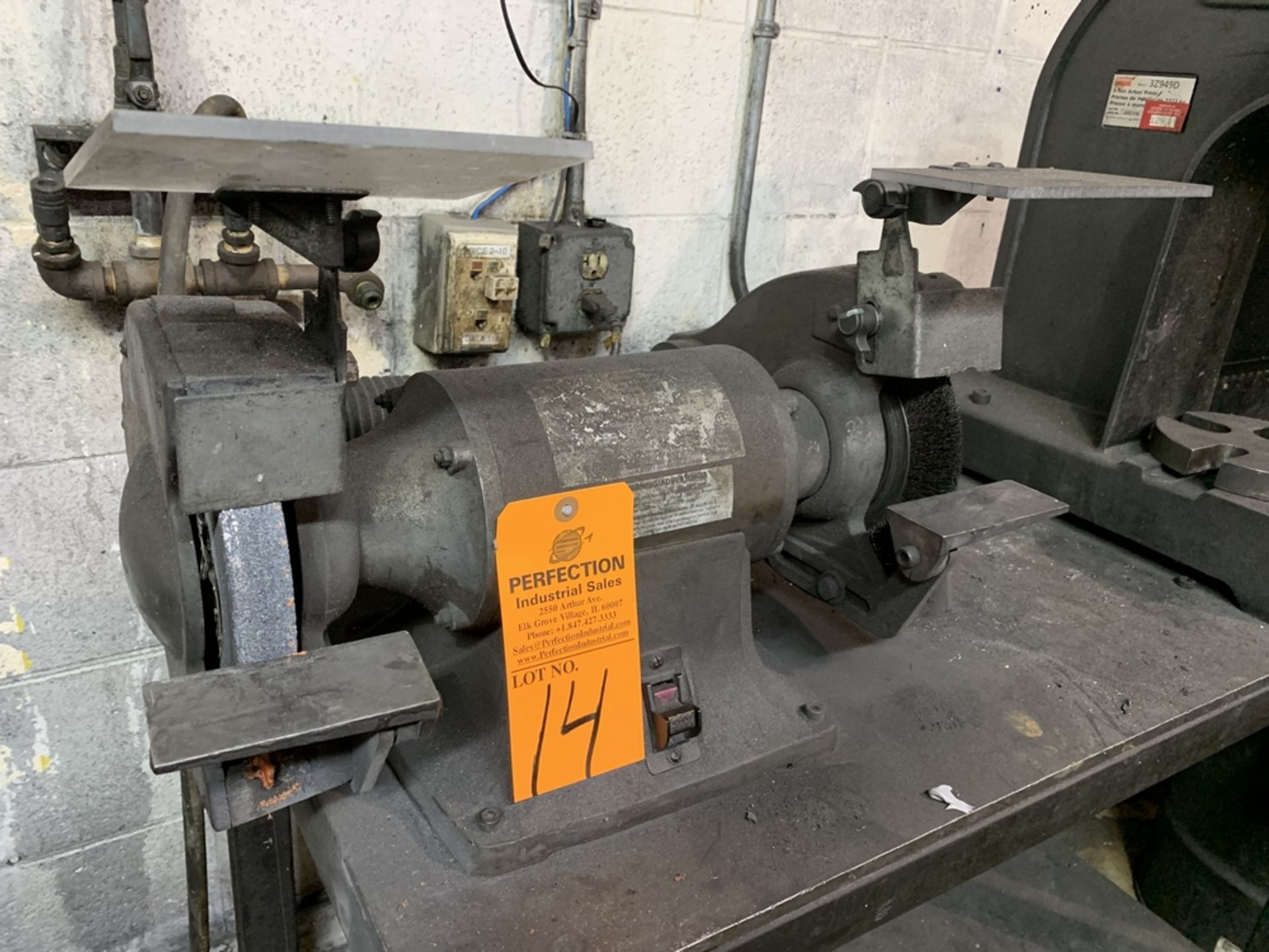 Dayton 2LKR9 8" Bench Grinder BLDG #17