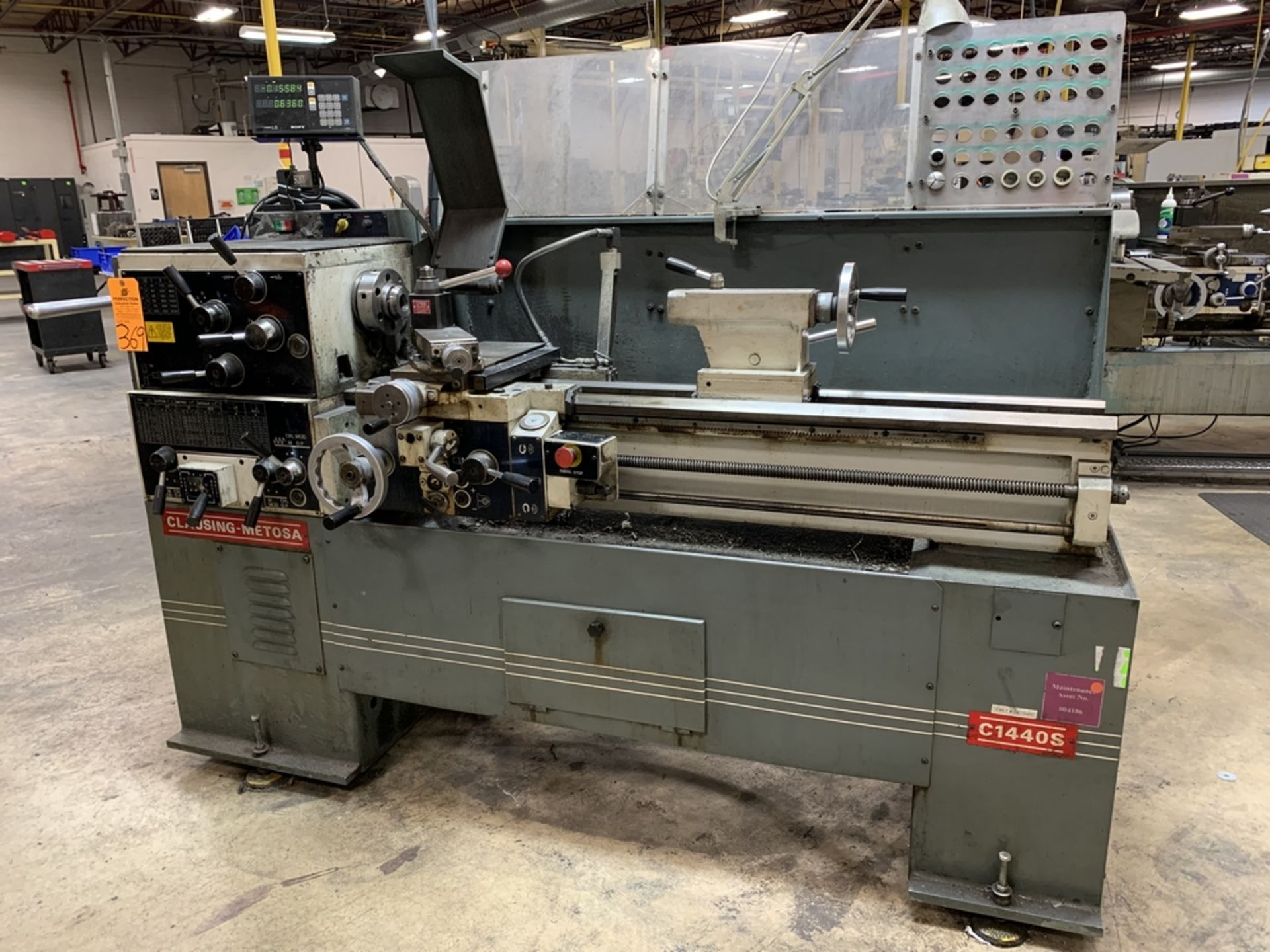 CLAUSING METOSA 14X40 Engine Lathe, s/n 30971 BLDG #18