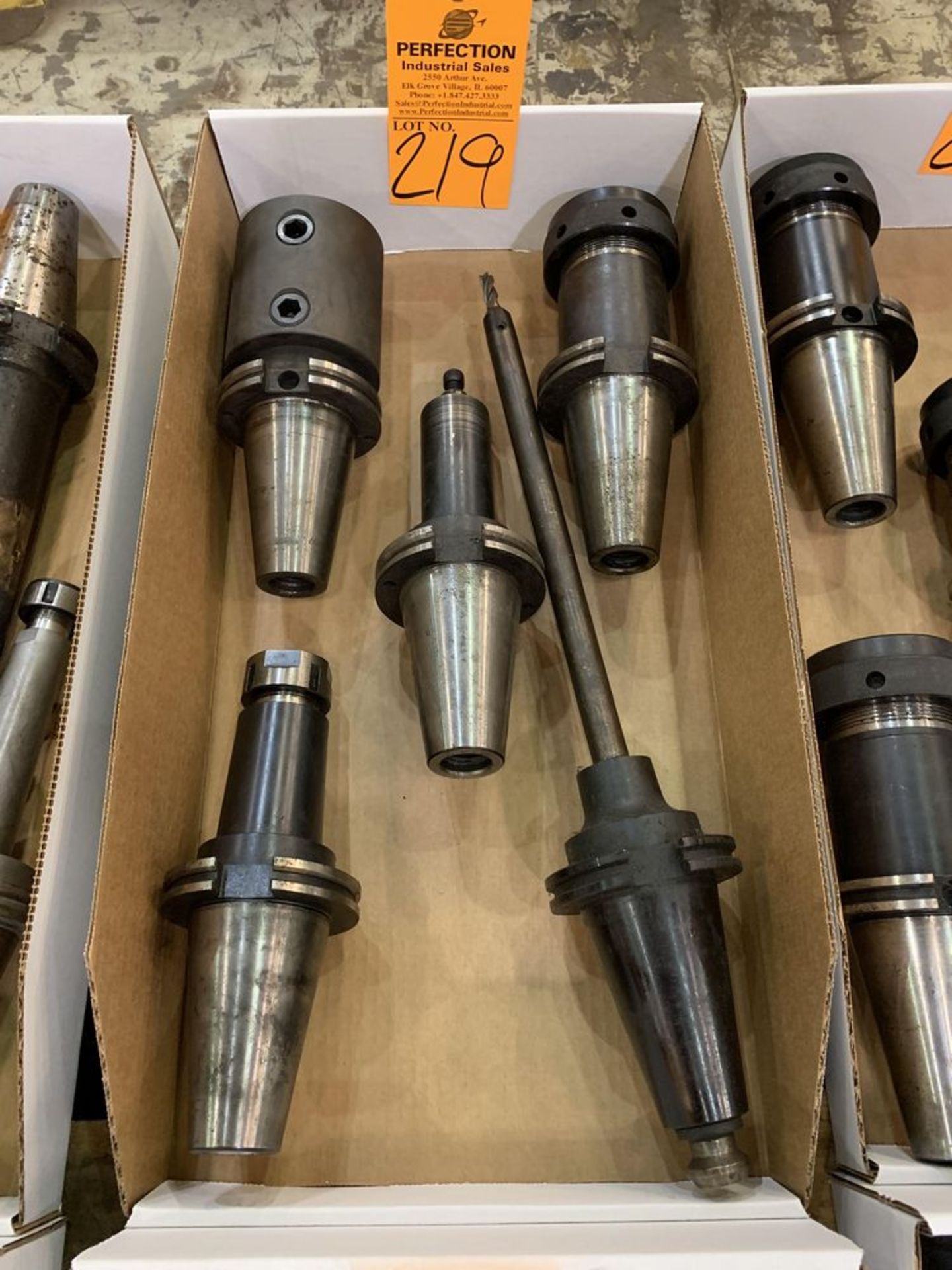 Lot of (5) CAT 50 Tool Holders