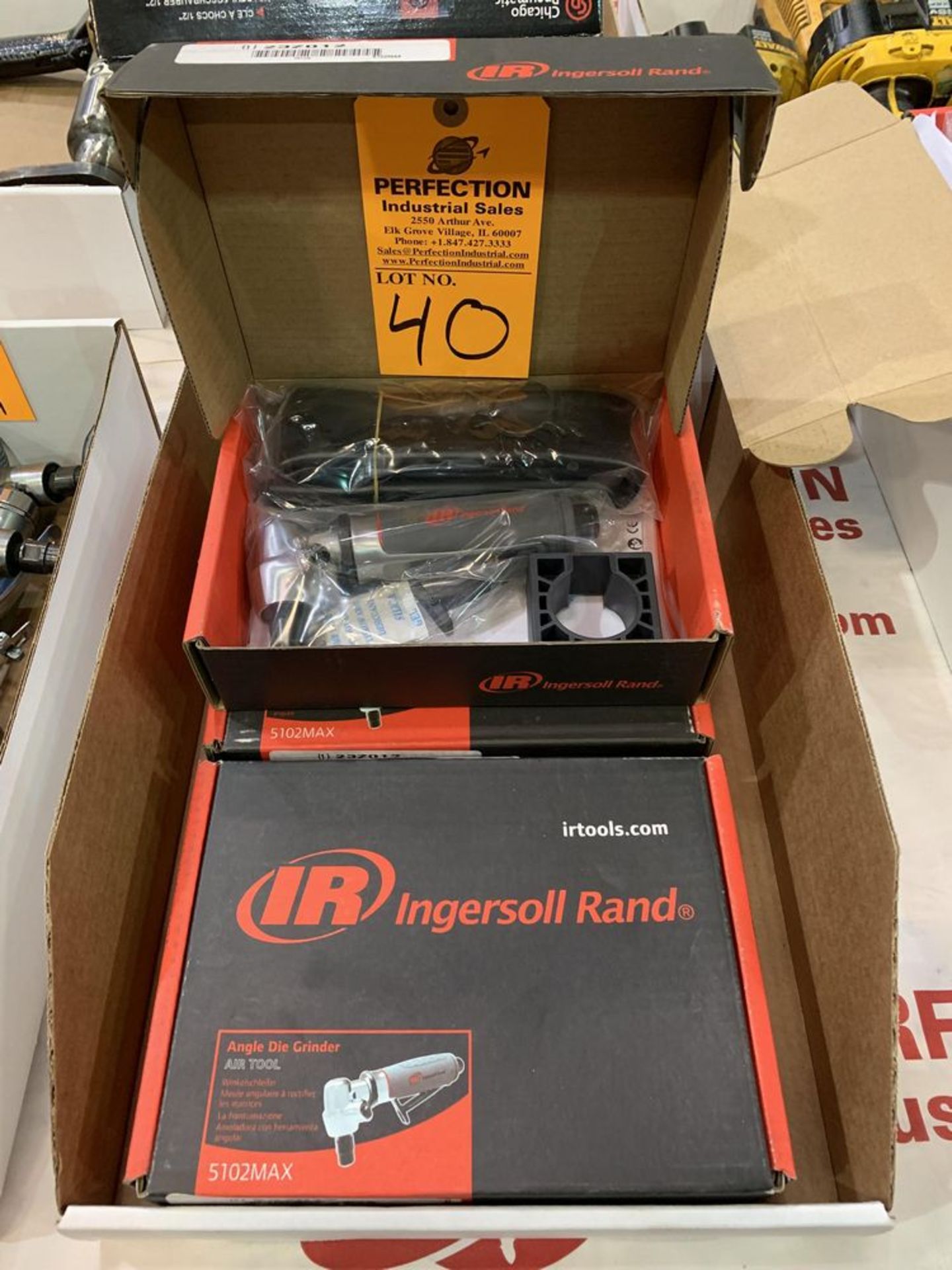 Lot of (3) NEW Ingersoll Rand 5102 Max Angle Die Grinders