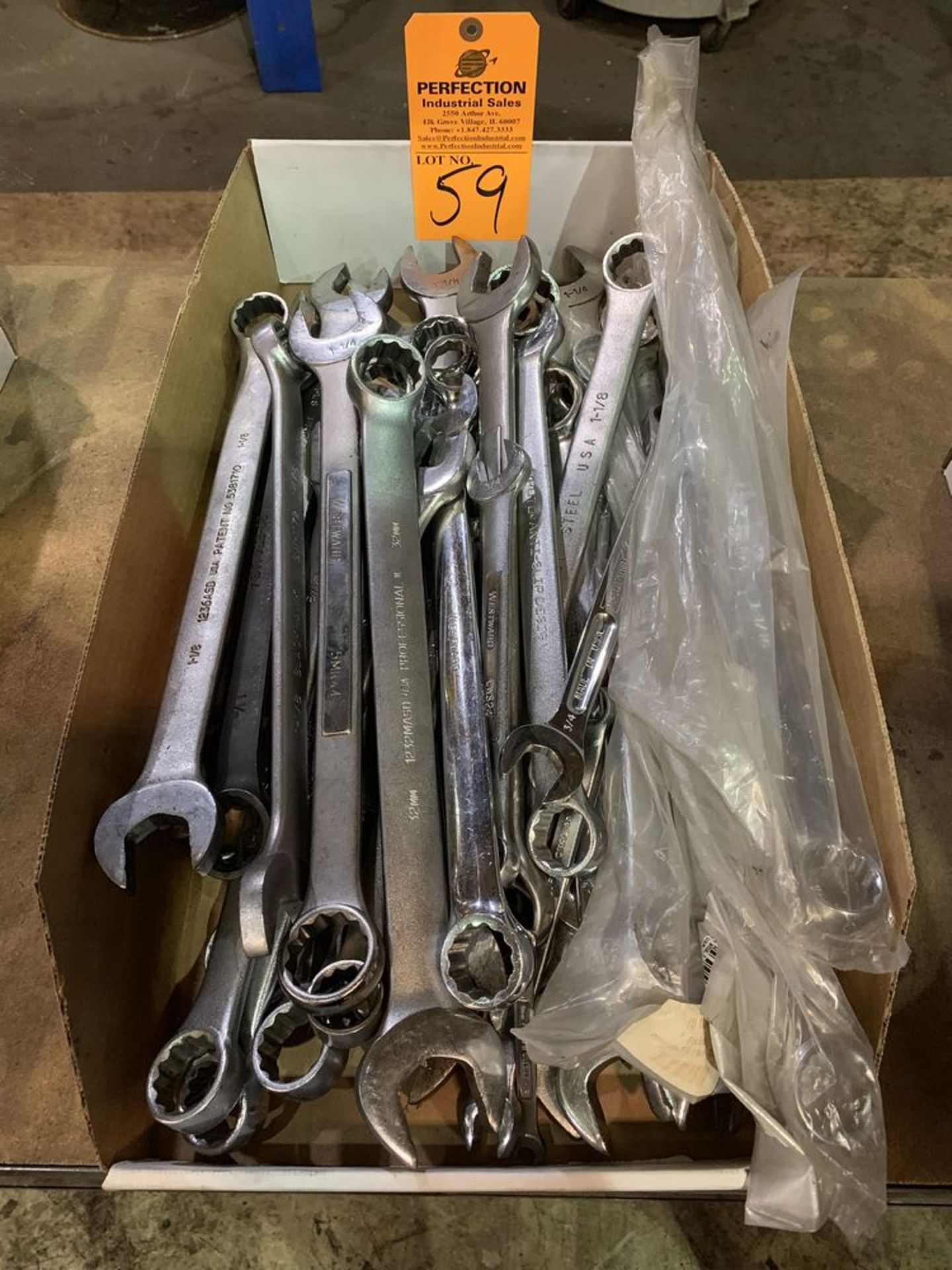 Lot of Assorted Combination Wrenches