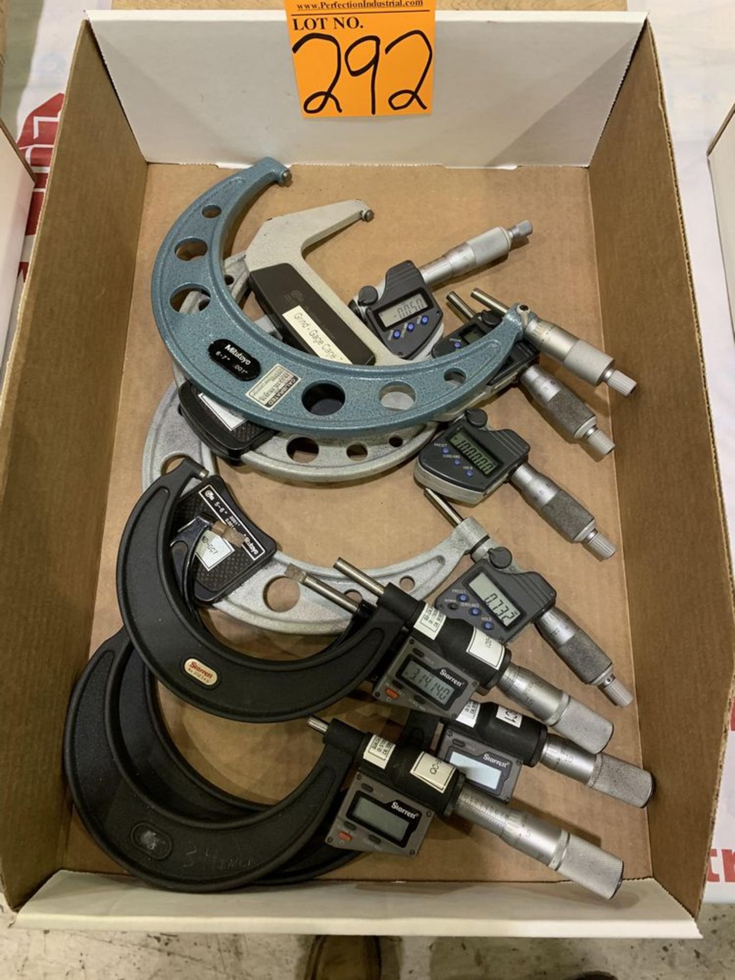 Lot of Assorted Metric and Standard Dial and Digital Outside Micrometers