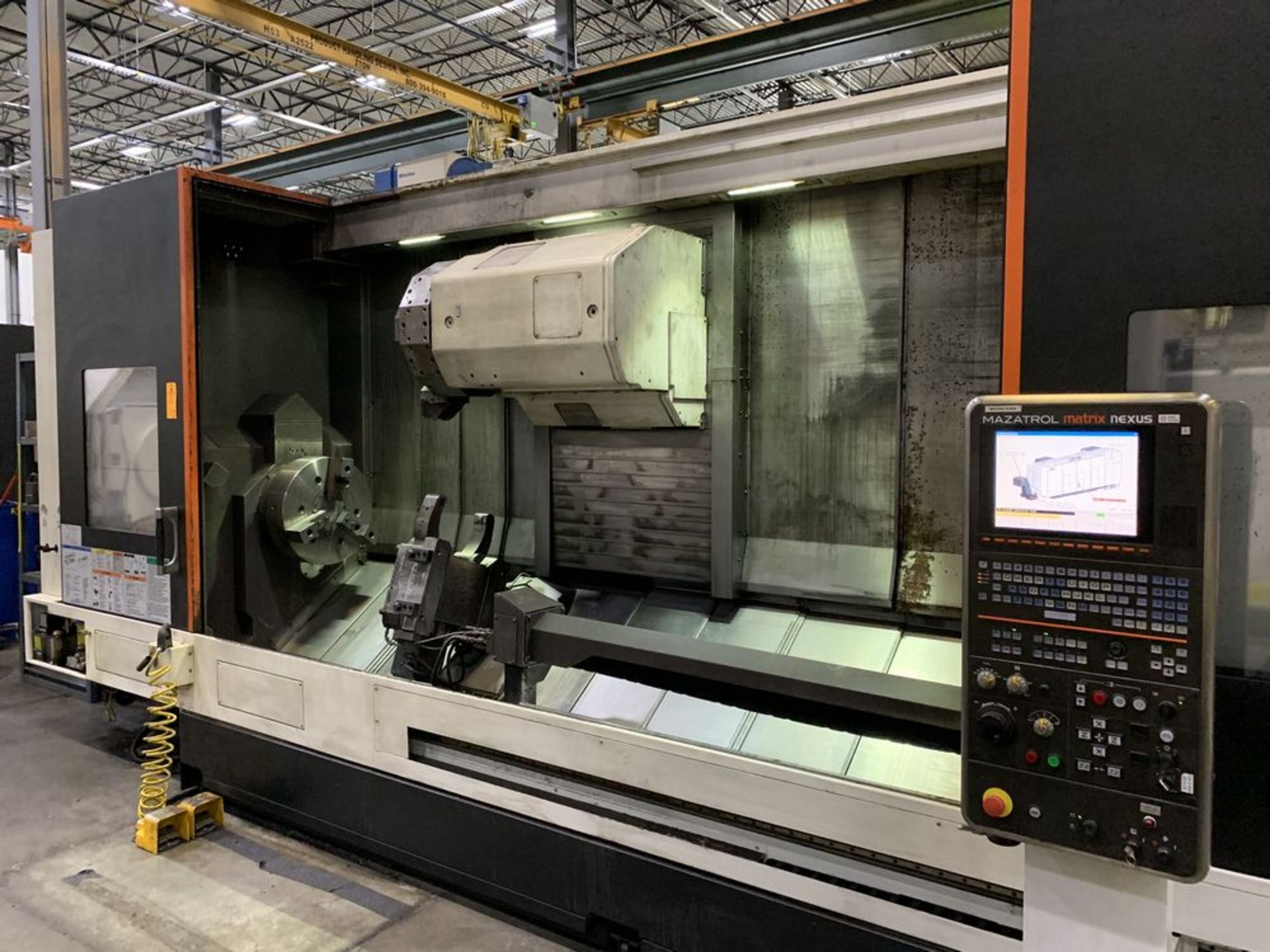 2012 MAZAK CYBERTECH 4500M CNC Turning Center, s/n 234333, Mazatrol Matrix Nexus CNC Control - Image 2 of 12