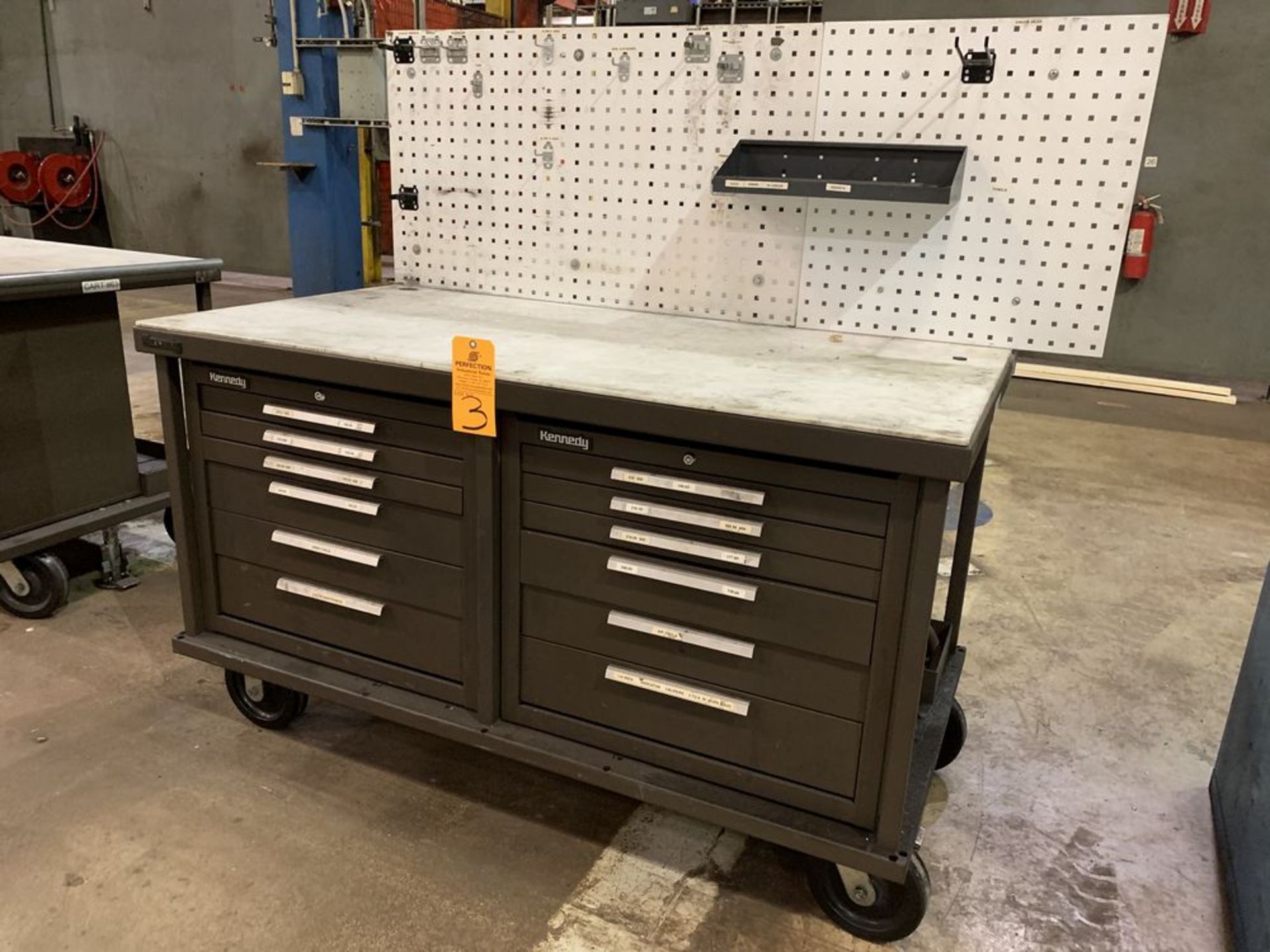 Kennedy Rolling Cart w/ (2) Kennedy Tool Boxes