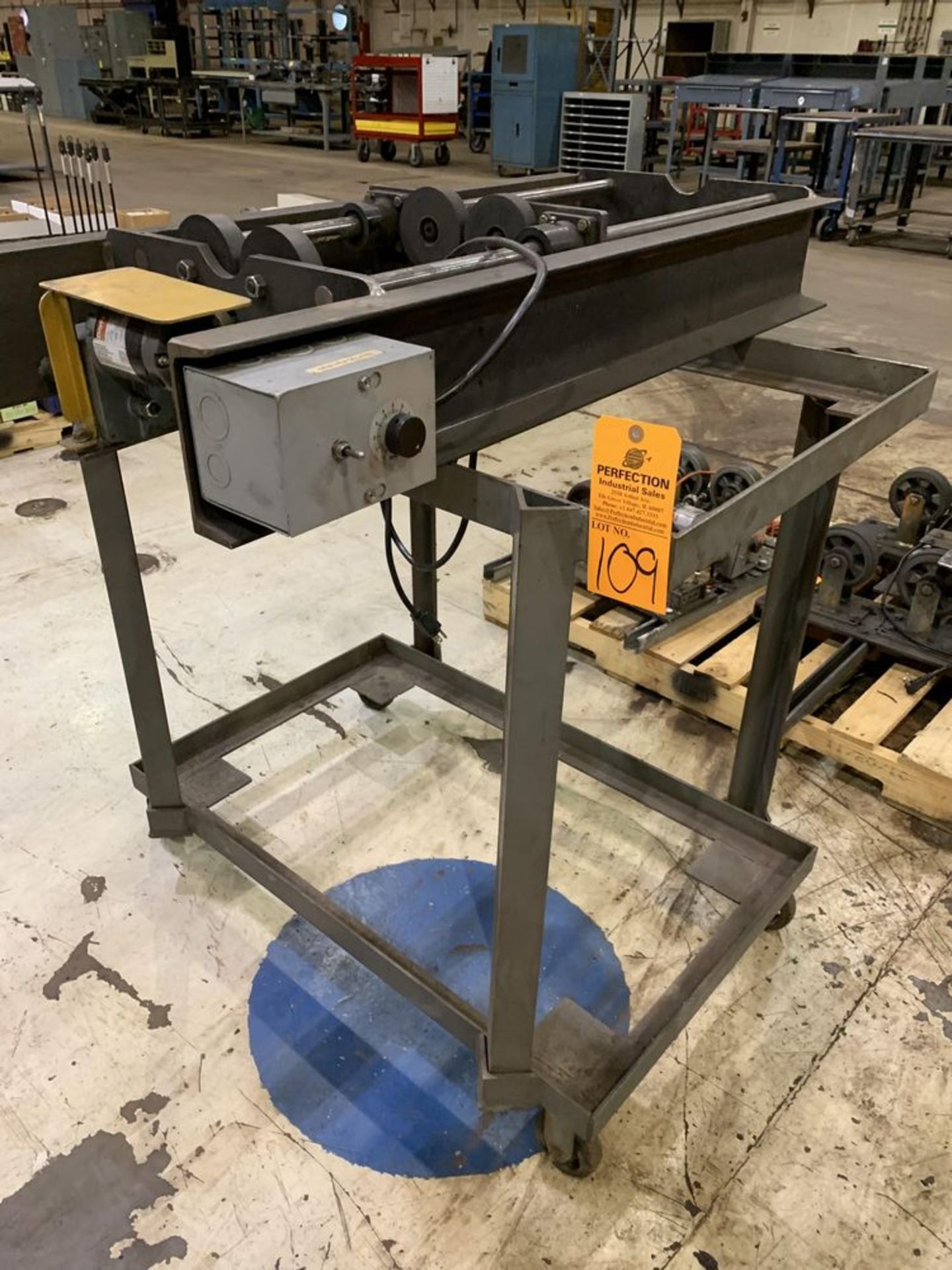 Shop Made Rotating Pipe Welding Fixture