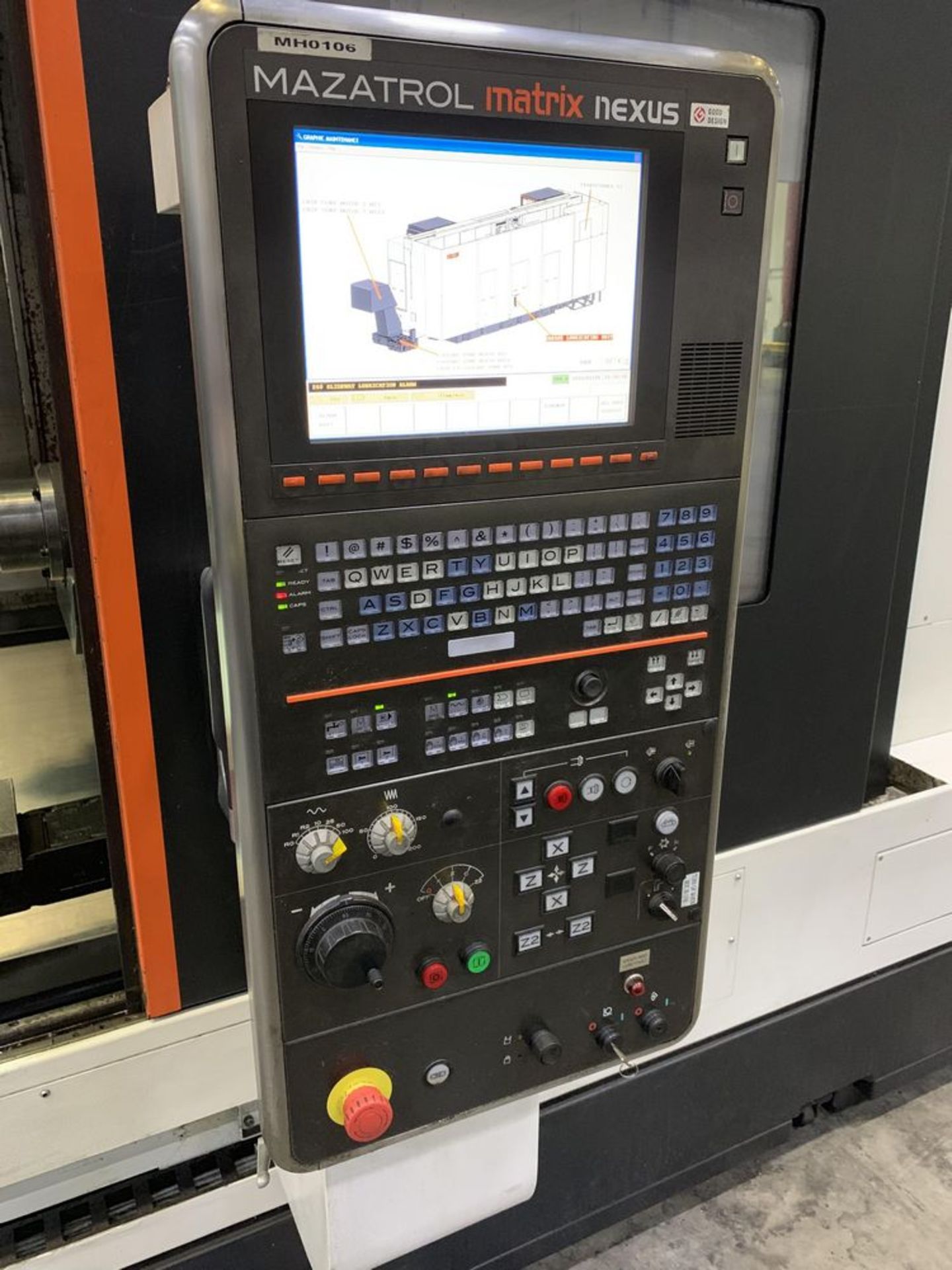 2012 MAZAK CYBERTECH 4500M CNC Turning Center, s/n 234333, Mazatrol Matrix Nexus CNC Control - Image 8 of 12