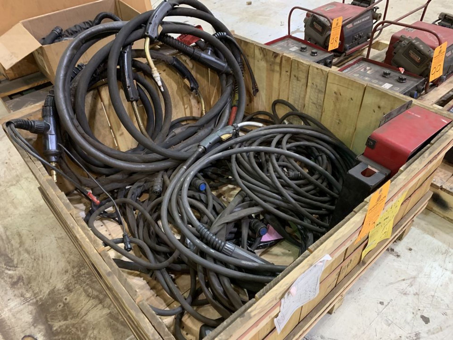 Crate of Welding Guns