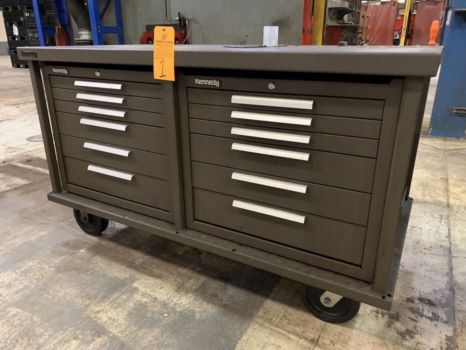 Kennedy Rolling Cart w/ (2) Kennedy Tool Boxes