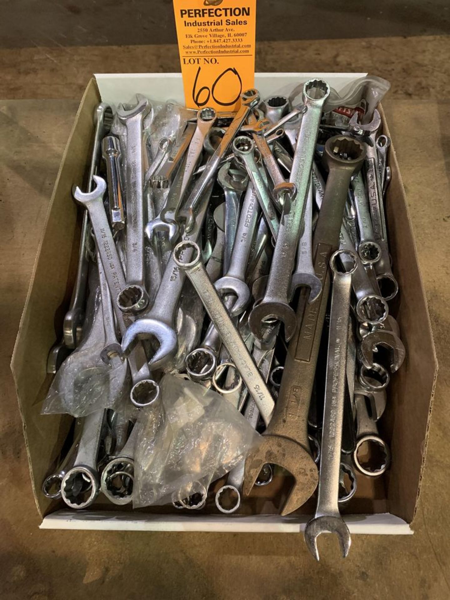 Lot of Assorted Combination Wrenches