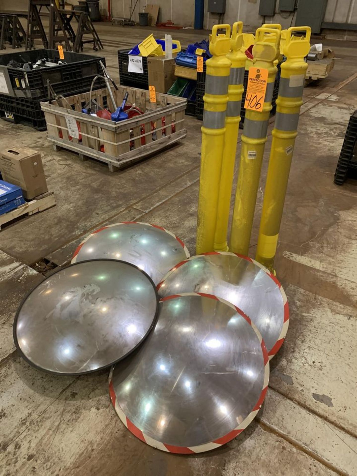 Lot of Safety Cones and Plant Mirrors