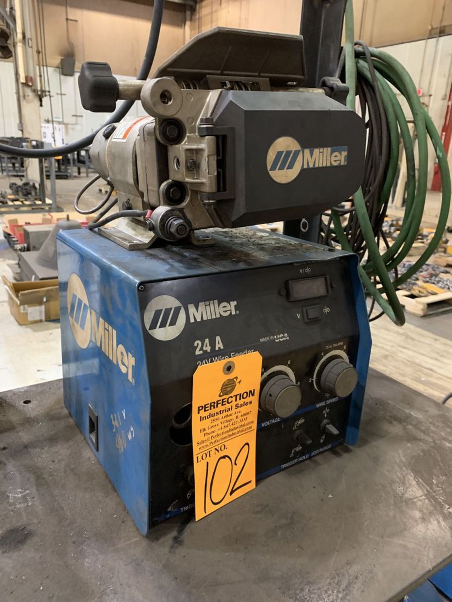 Miller 24A Wire Feed, s/n MB470043V