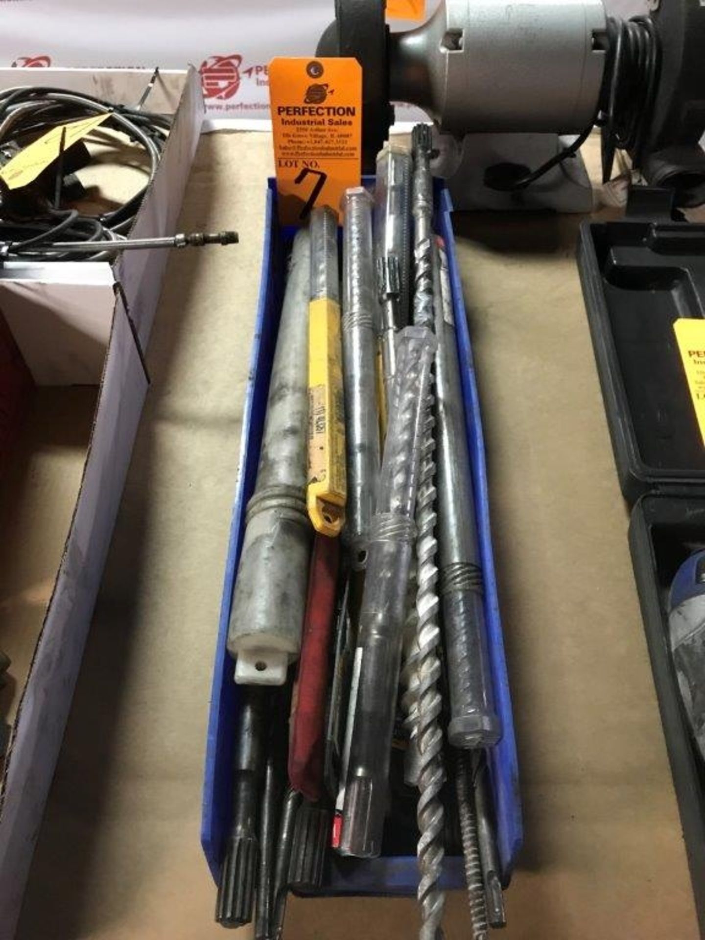 Lot of Assorted Rotary Hammer Tooling