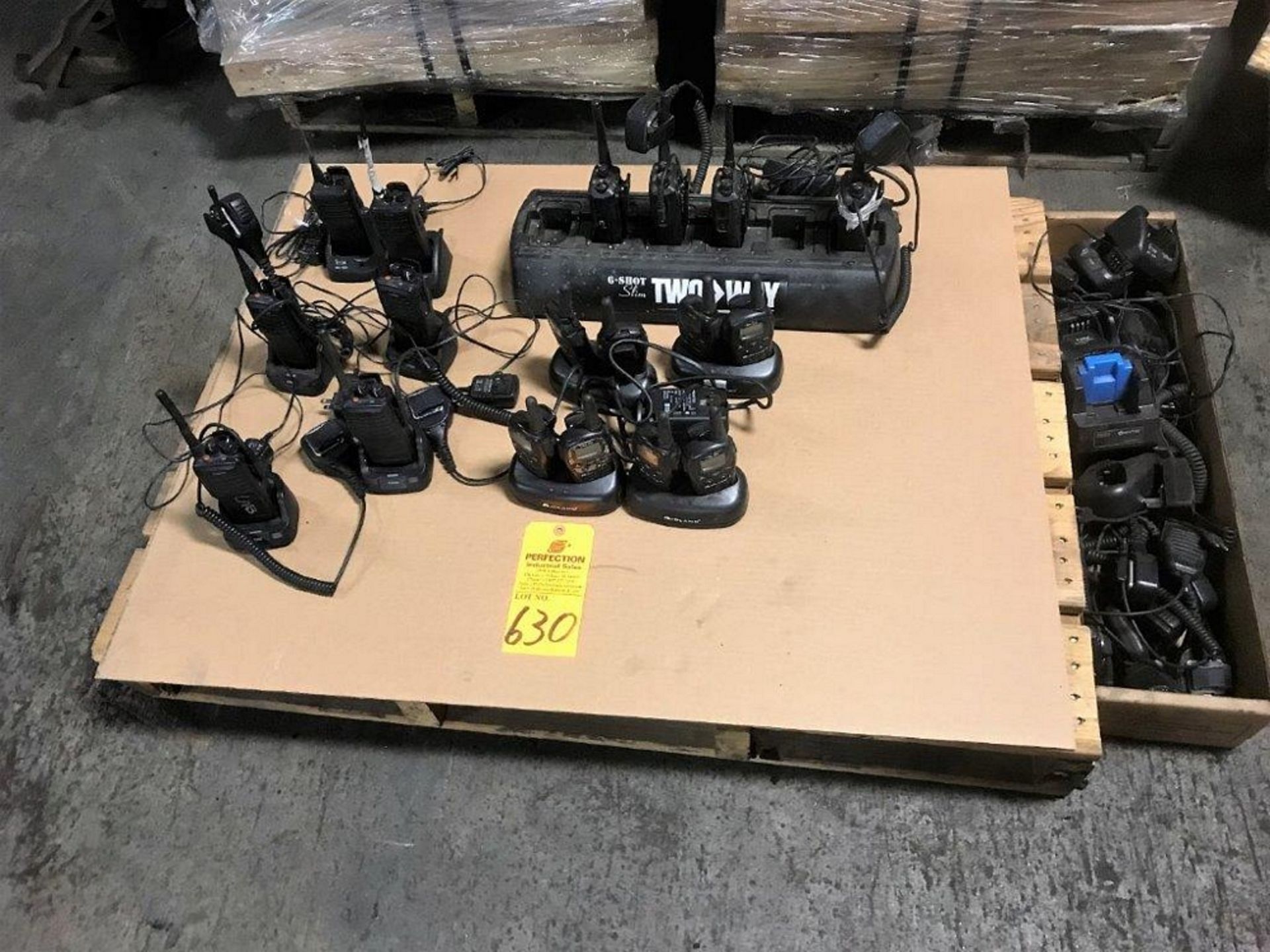 LOT OF (18) ASSORTED TWO WAY RADIOS WITH CHARGERS